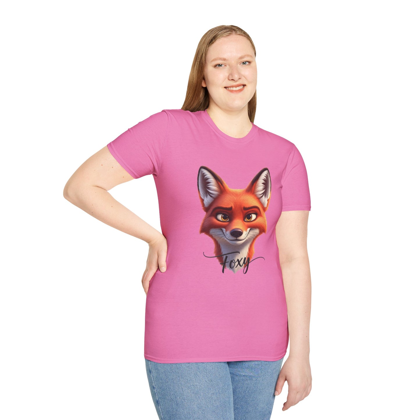 Foxy T-Shirt, Cute Fox Graphic Tee, Animal Lover Shirt, Fun And Confident Top, Playful Pun Gift, Soft Cotton Tee For Everyday Wear