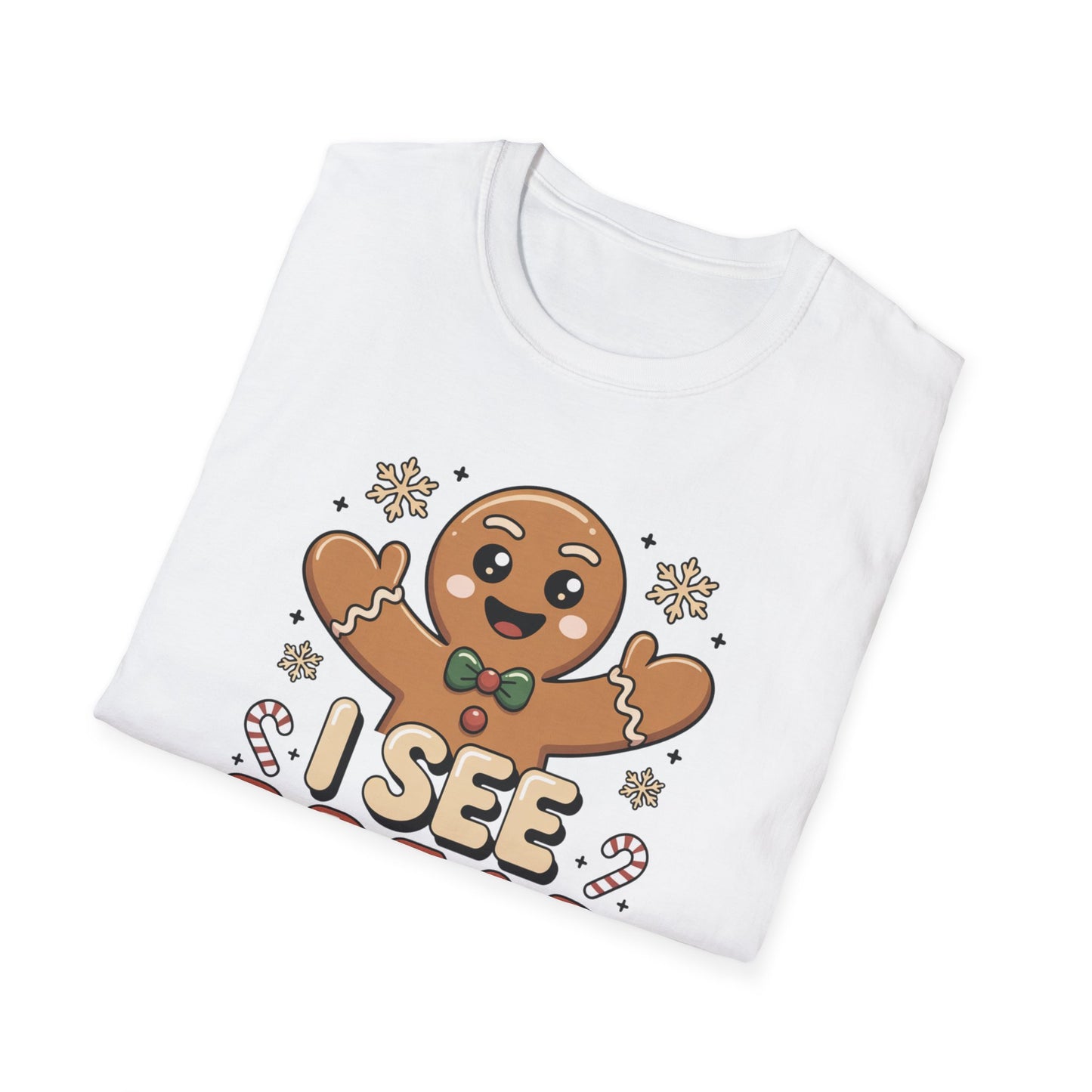 I See Bread People Shirt, Gingerbread Man Christmas Tee, Funny Holiday Baking Shirt, Cute Gingerbread Cookie TShirt, Xmas Humor Shirt, Food Pun Tee