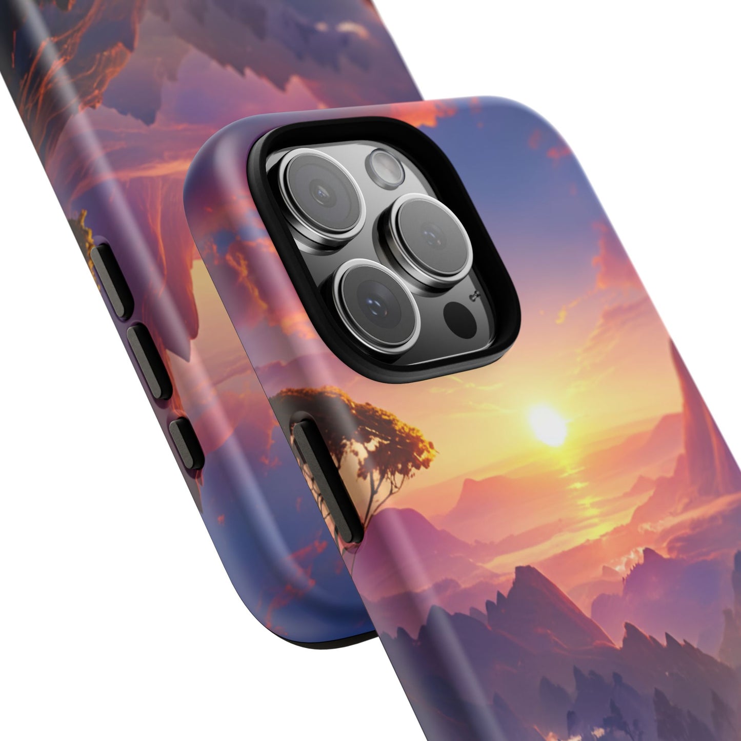 iPhone Tough Case - Artistic Sunset Landscape