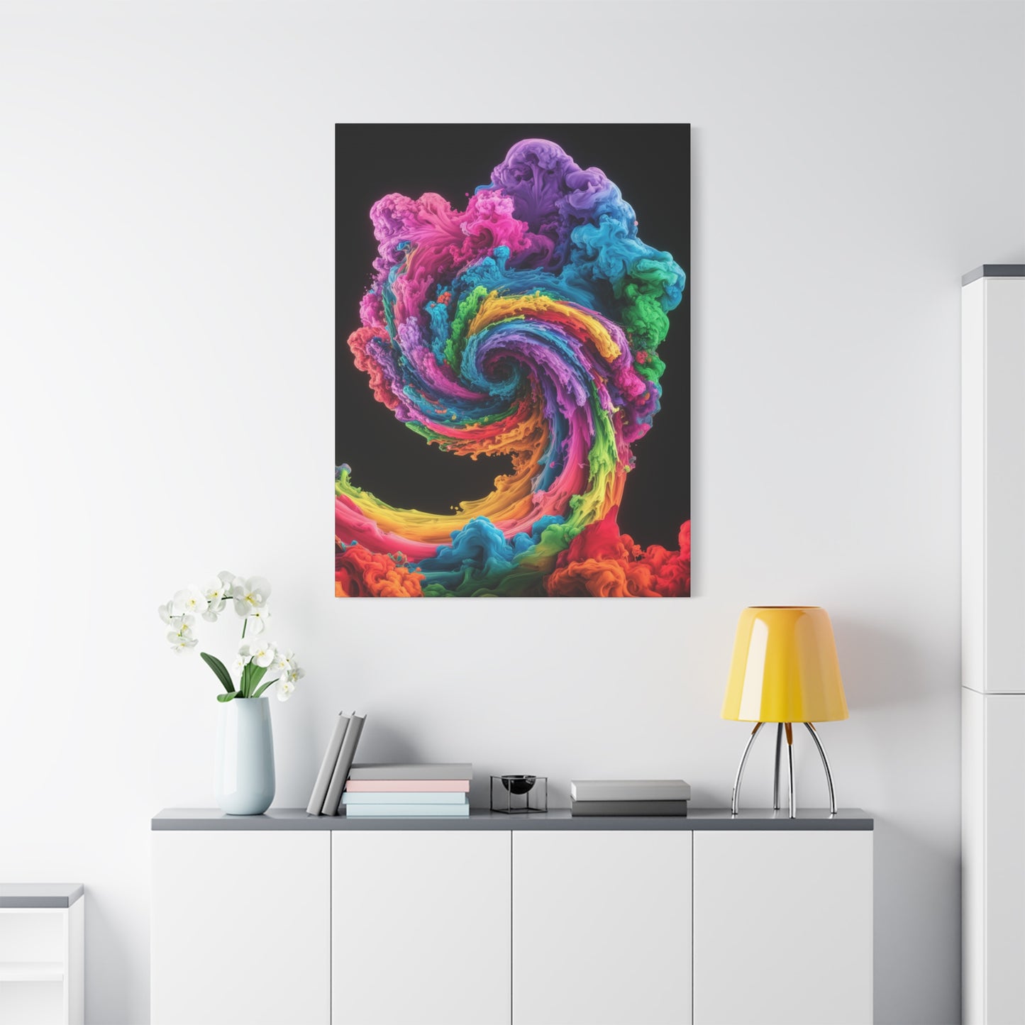 Colorful Swirl Wall Art