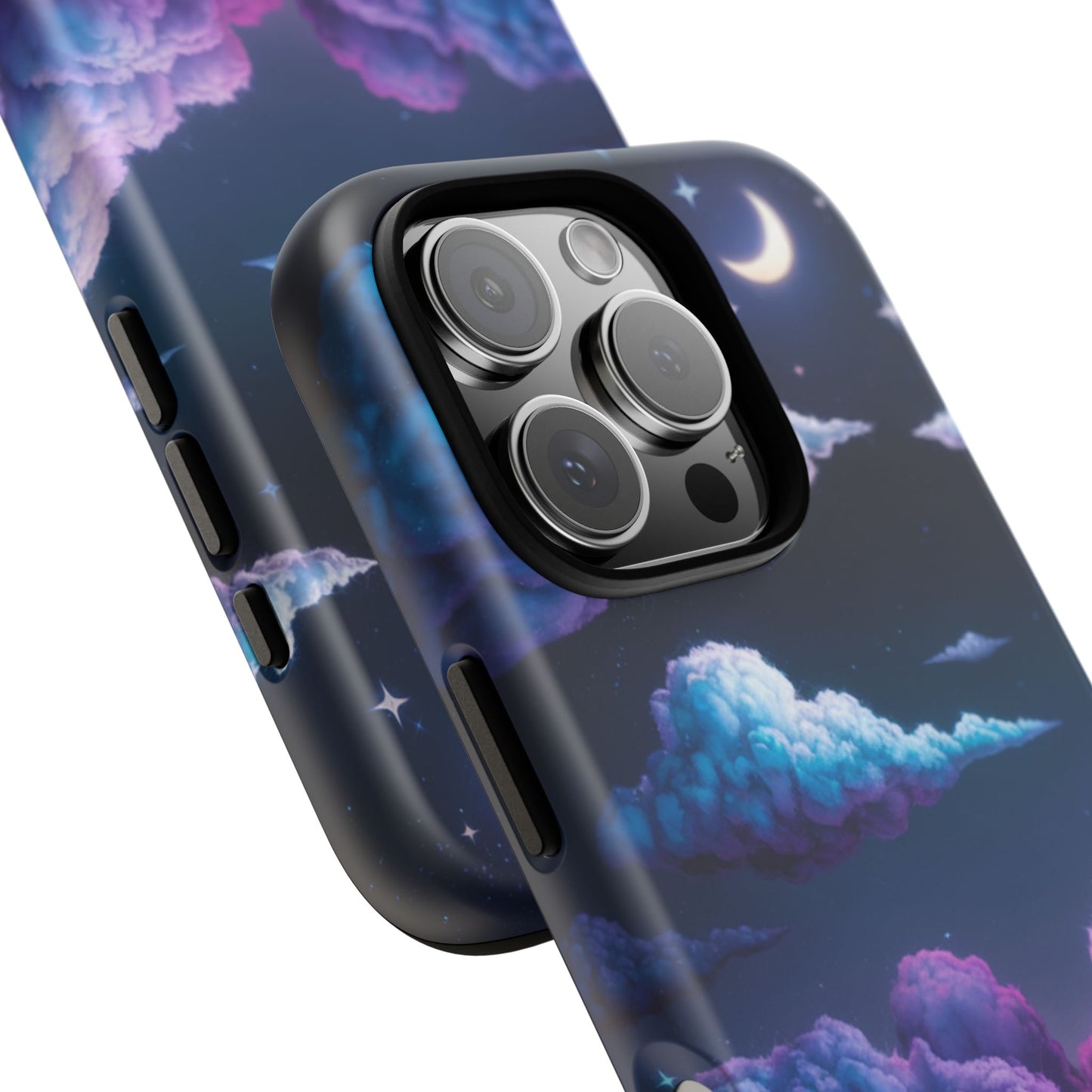Dreamy Clouds & Moon Tough iPhone Case