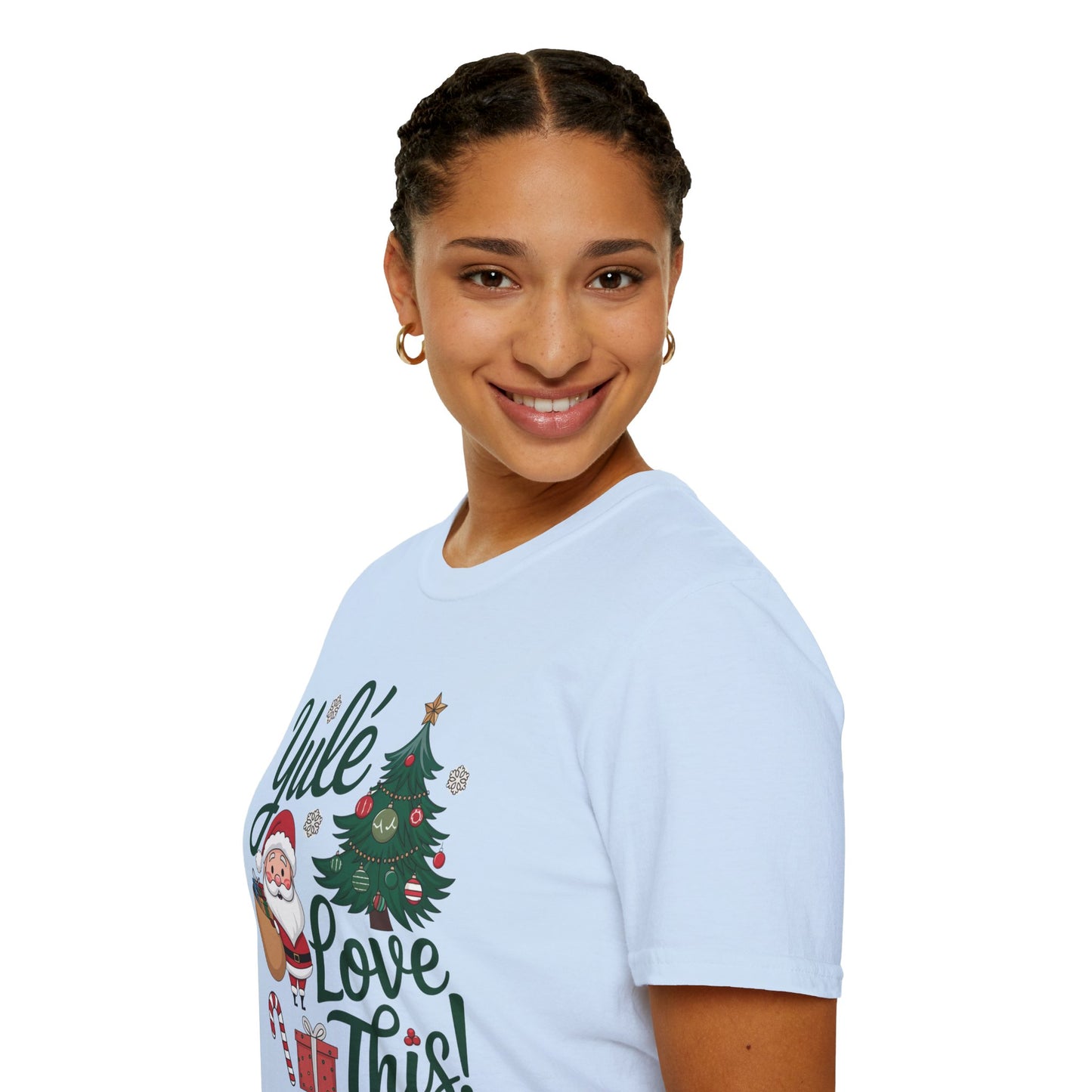 Yulé Love This Christmas T-Shirt, Funny Santa Holiday Tee, Cute Pun Xmas Shirt, Festive Unisex Top, Fun Gift For Friends And Family