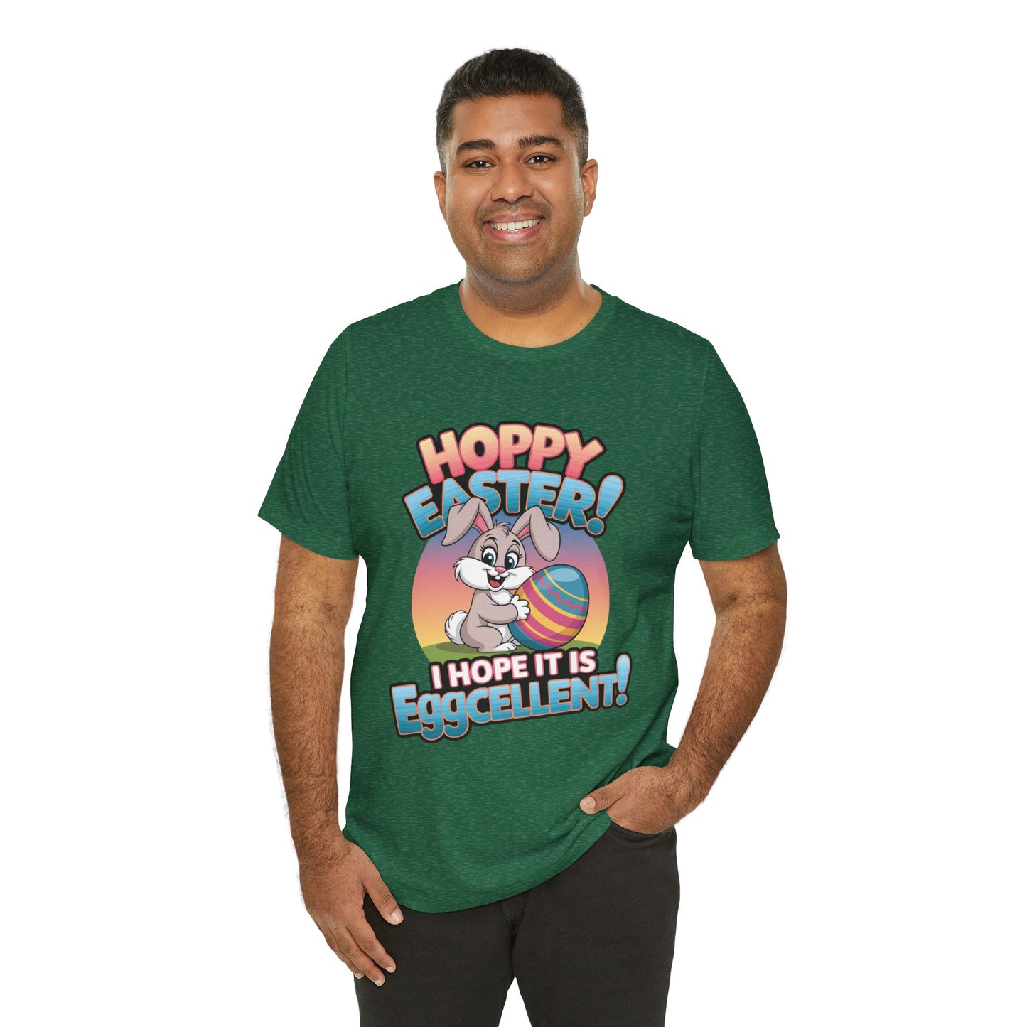 Happy Easter Unisex Tee Easter Shirt Easter Bunny T Shirt Easter Apparel Easter Bunny Outfit