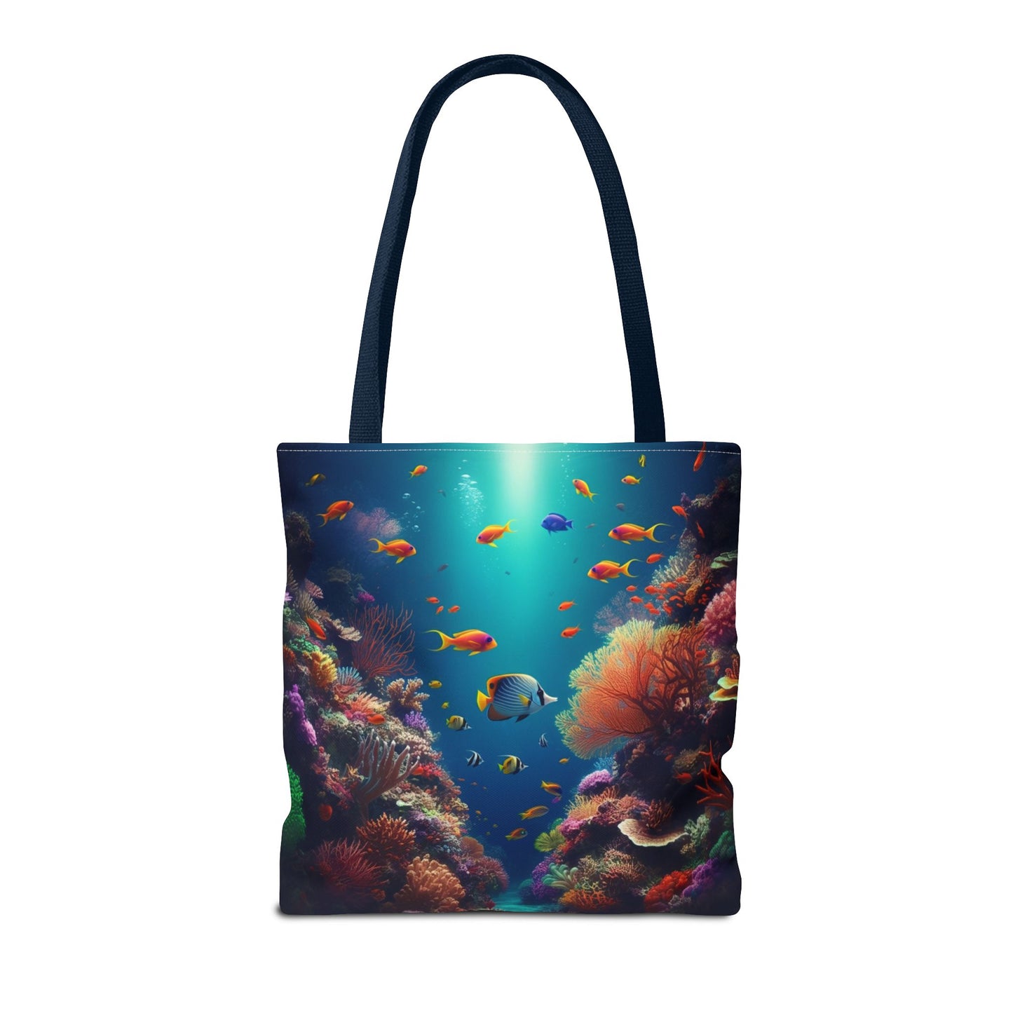 Coral Reef Illustrated Tote Bag