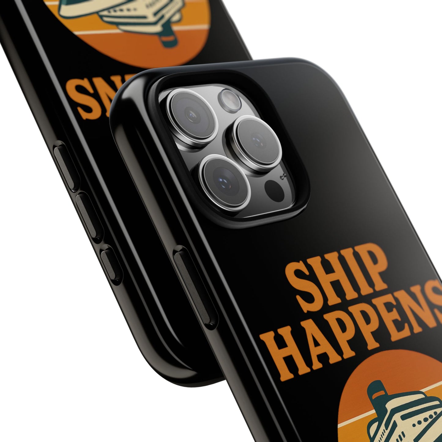 iPhone Case Ship Happens Sunset Cruise Case Gift for Travel Lovers Nautical Phone Case Cruise Accessory