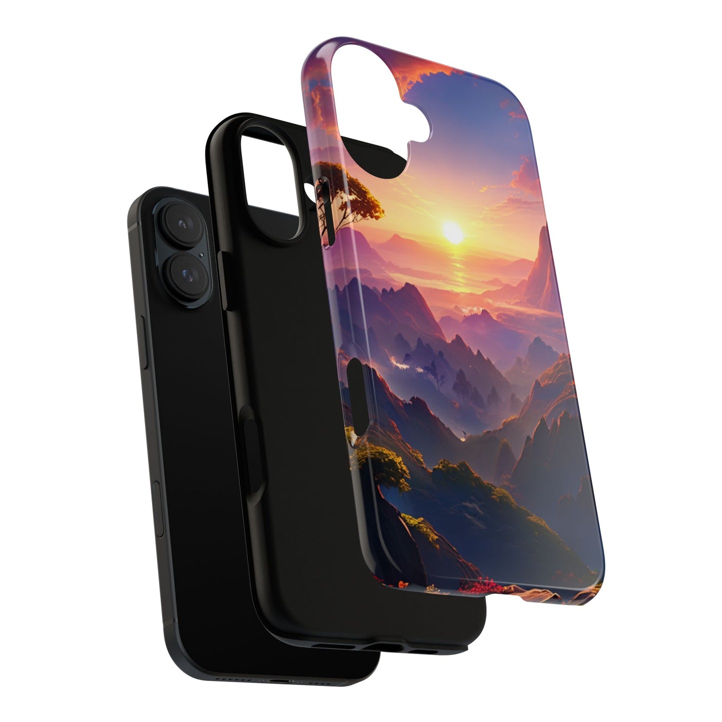 iPhone Tough Case - Artistic Sunset Landscape
