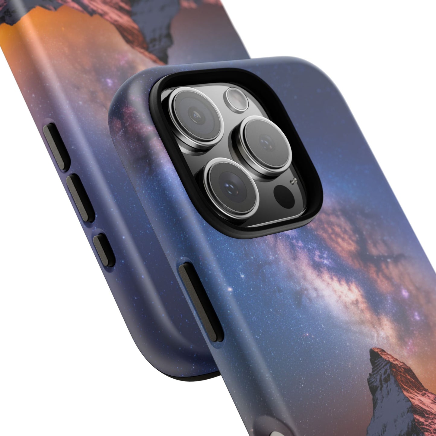 iPhone Case Mountain Top and Milky Way Nature Phone Case Unique Gift