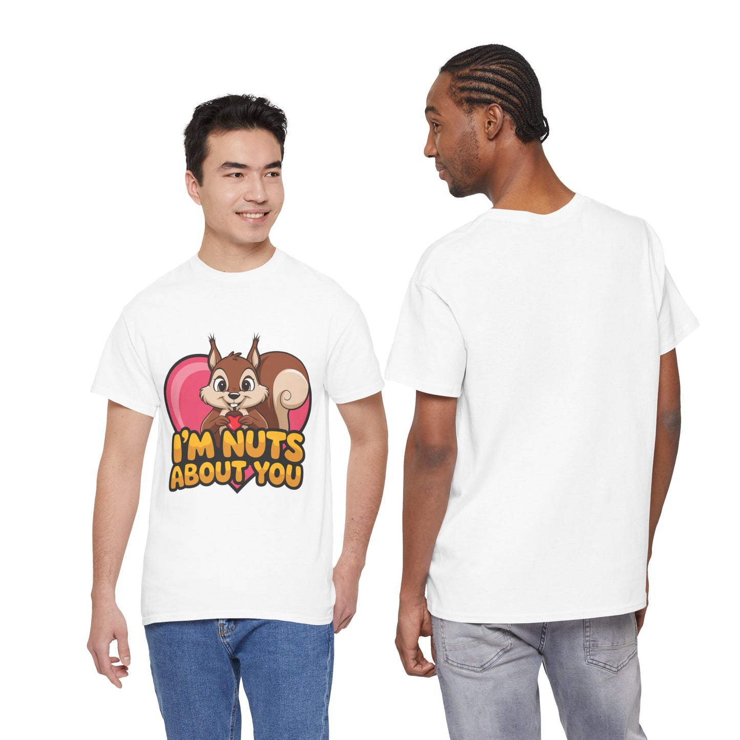 I’m Nuts About You Shirt, Funny Valentine Shirt, Squirrel Love T Shirt, Cute Animal Pun Tee, Valentine Gift For Him Her