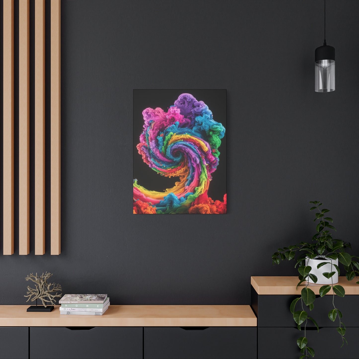 Colorful Swirl Wall Art