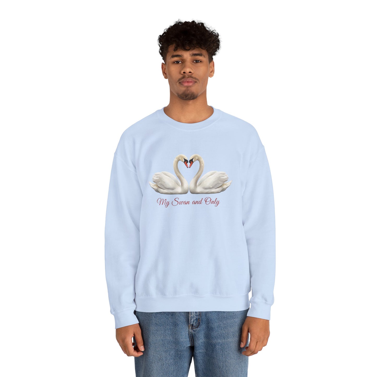 My Swan And Only Sweatshirt, Swan Love Sweater, Romantic Couple Gift, Valentine Sweatshirt, Anniversary Love Pullover