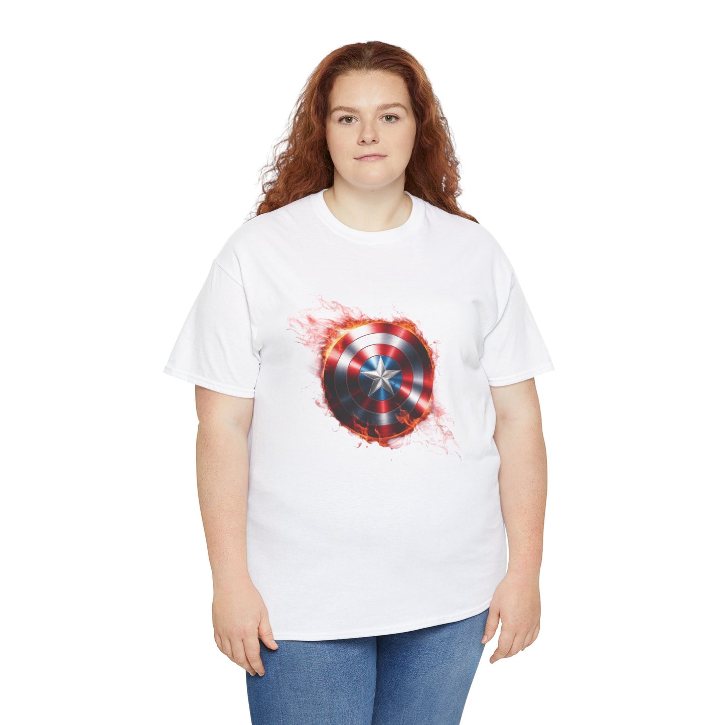 Captain America Flame Tee