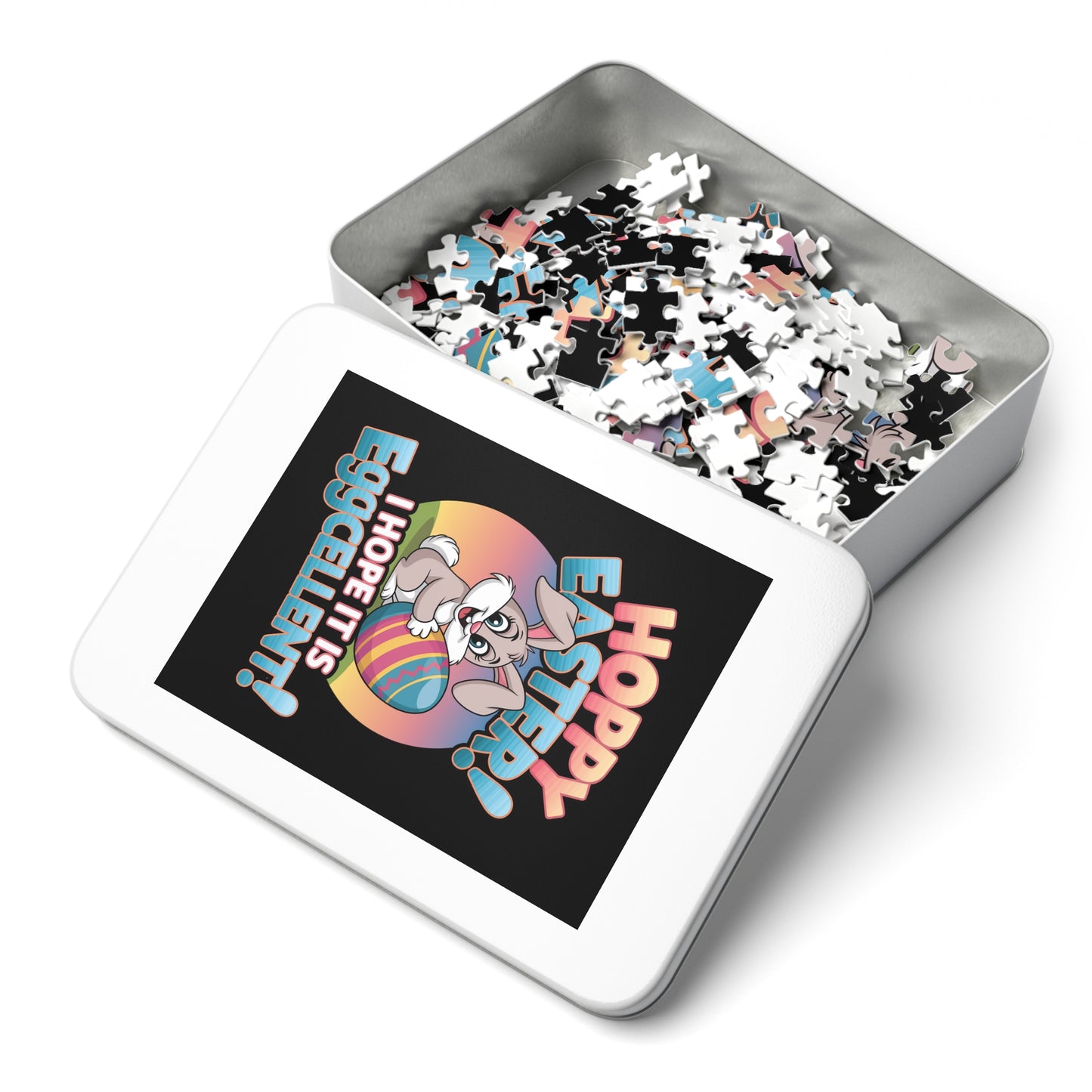 Easter Bunny Jigsaw Puzzle Easter Puzzle Easter Bunny Game Easter Jigsaw