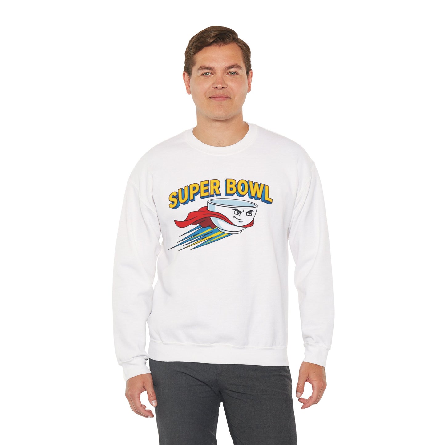Super Bowl Sweatshirt, Funny Super Bowl Shirt, Football Party Sweatshirt, Game Day Crewneck, Bowl Pun Sweatshirt, Unisex Graphic Crew