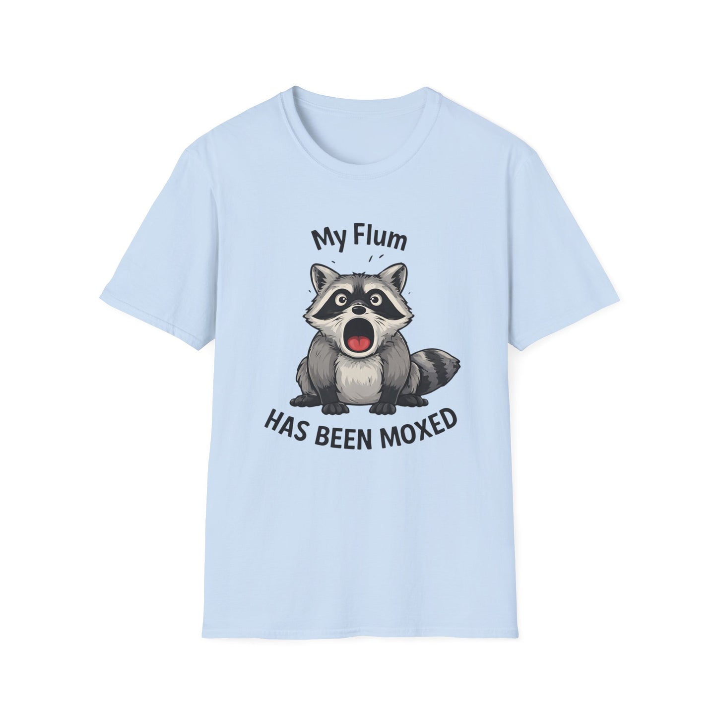 My Flum Has Been Moxed Shirt, Funny Raccoon T Shirt, Flummoxed Word Play Tee, Cute Shocked Raccoon Graphic Tee, Sarcastic Humor Shirt Gift