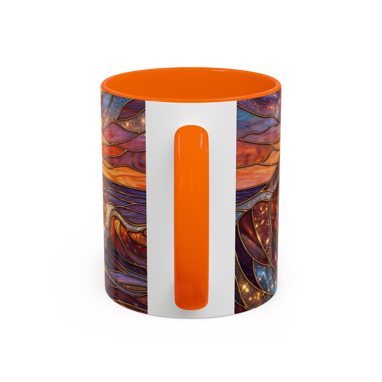 Stained Glass Wave Mug, Ocean Sunset Coffee Cup, Vibrant Beach Art, Sea Lover Gift, Mosaic Tea Cup, Summer Kitchen Decor, Nature Drinkware
