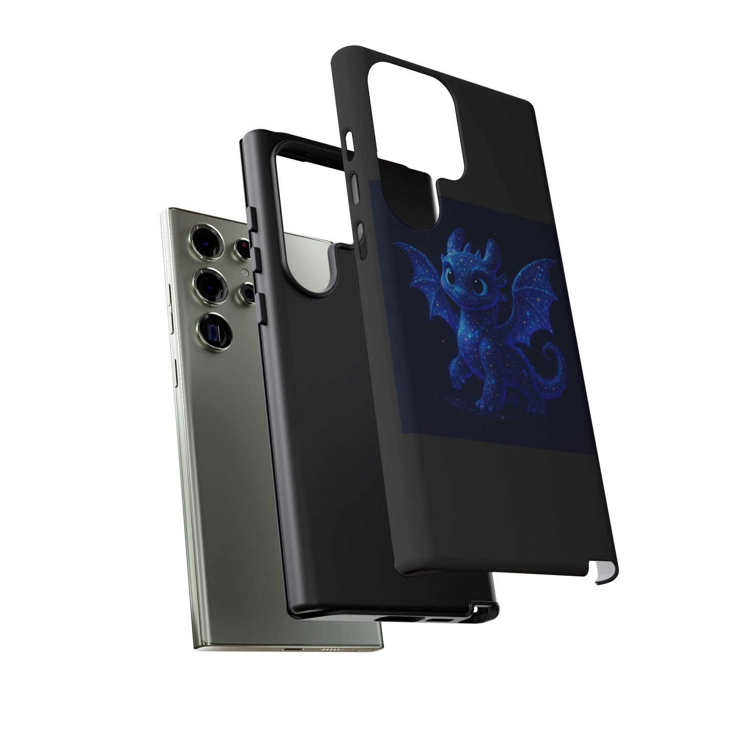 Galaxy Dragon Samsung Case - Fantasy Starry Night Art for Galaxy Phone | Cute Cosmic Dragon Phone Cover Gift for Her or Him