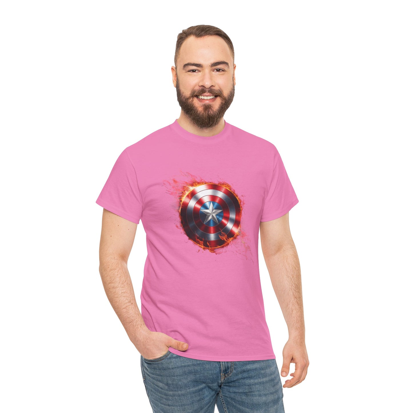 Captain America Flame Tee