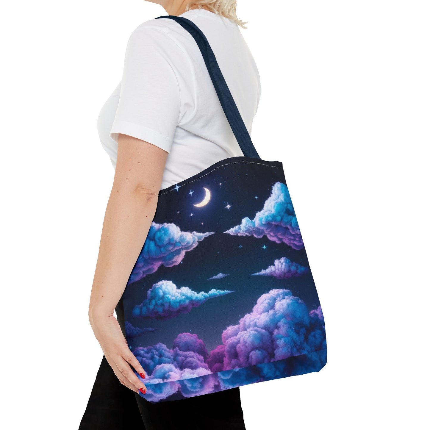 Dreamy Clouds & Moon Tote Bag