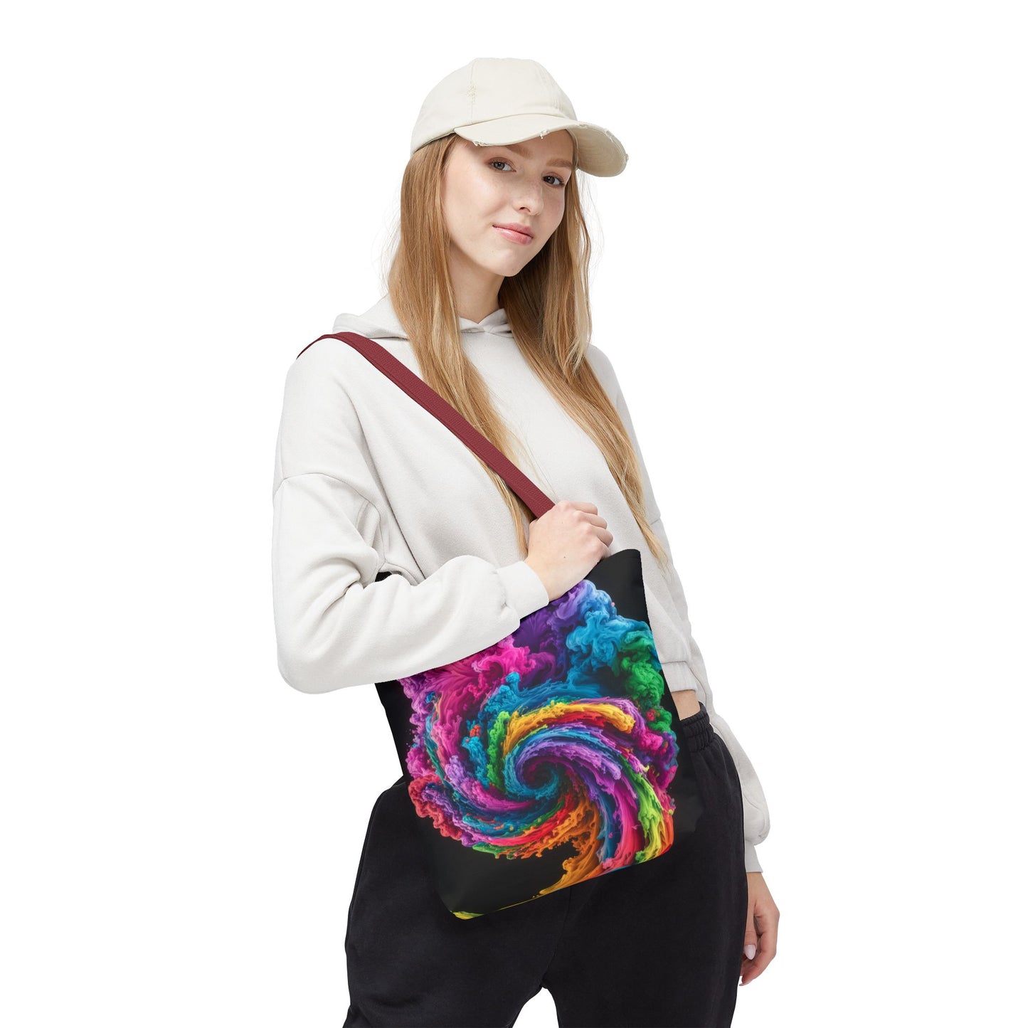 Colorful Swirl Tote Bag