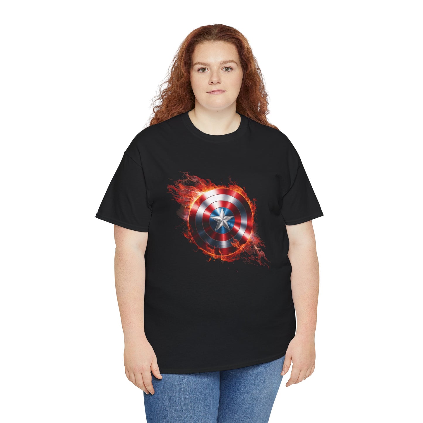 Captain America Flame Tee