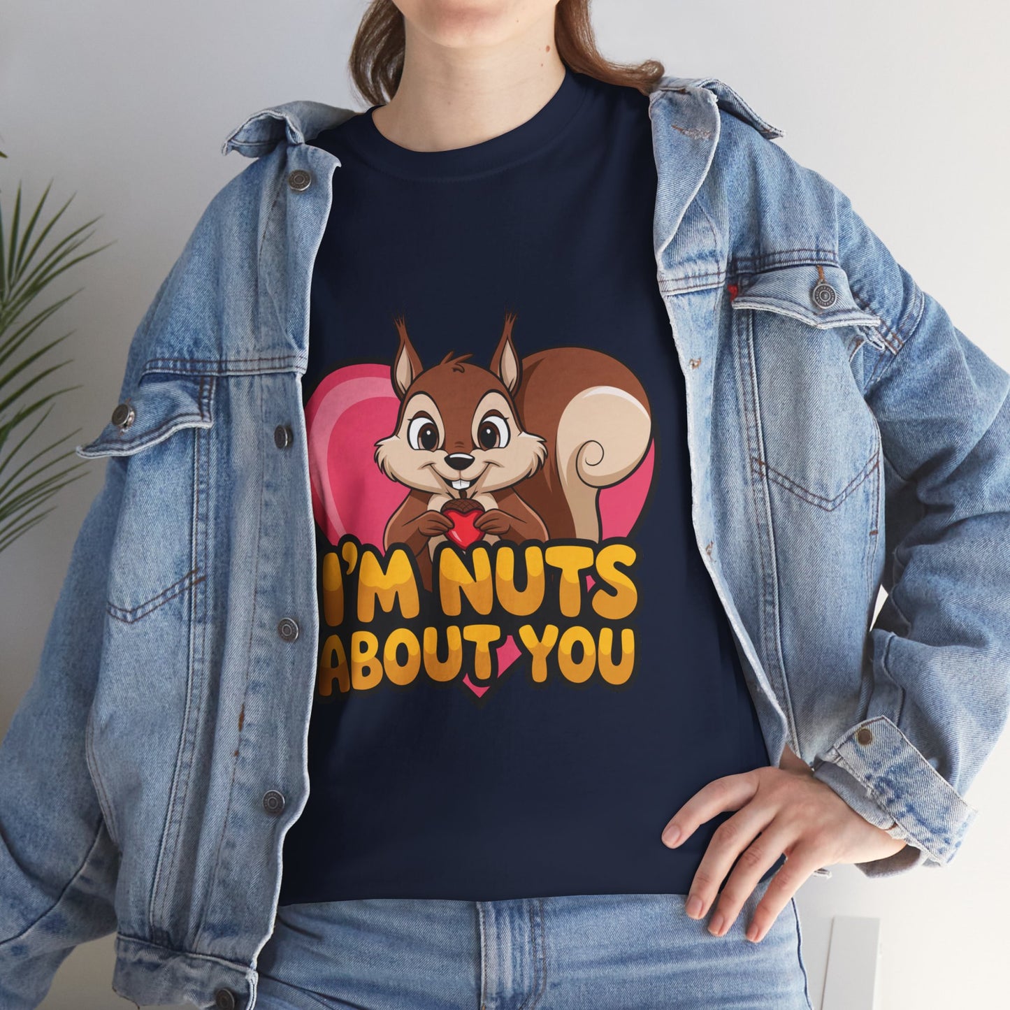 I’m Nuts About You Shirt, Funny Valentine Shirt, Squirrel Love T Shirt, Cute Animal Pun Tee, Valentine Gift For Him Her