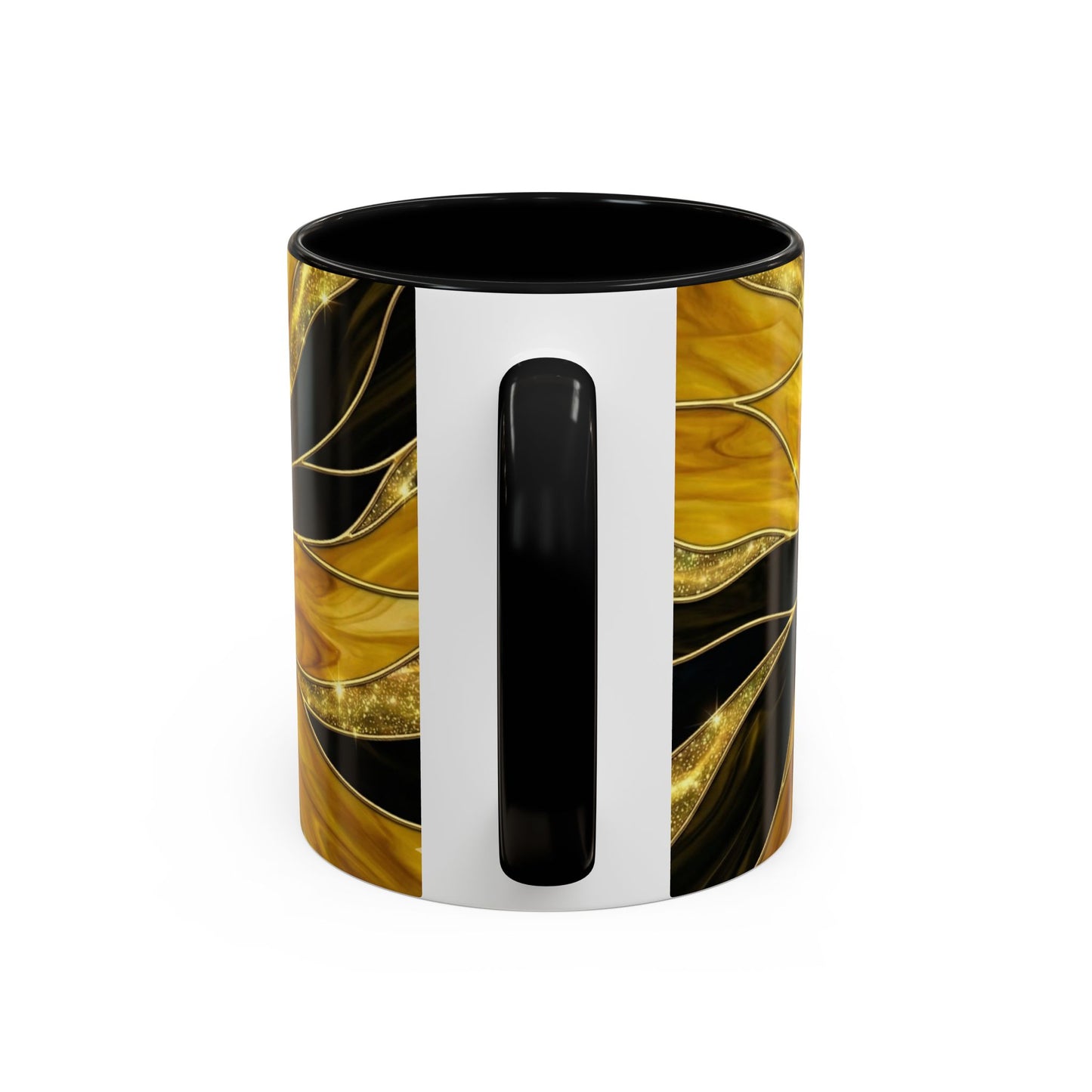 Stained Glass Gamer Mug, Gold Controller Coffee Cup, Video Game Gifts for Him, Gamer Boyfriend Gift, Teen Boy Gaming Mug, Desk Decor