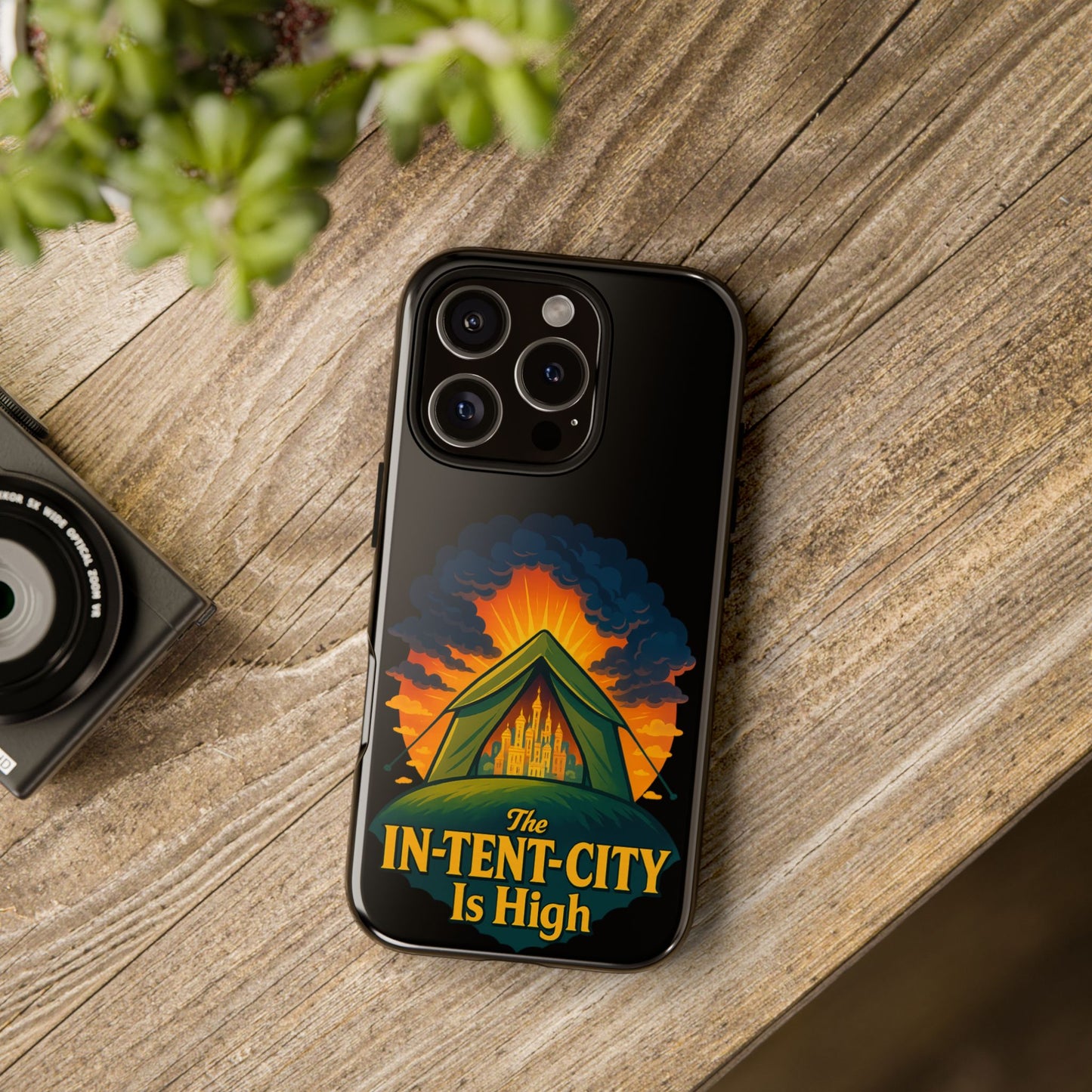 iPhone Case - The In-Tent-City is High Design Intense Phone Case Funny Intensity iPhone Case