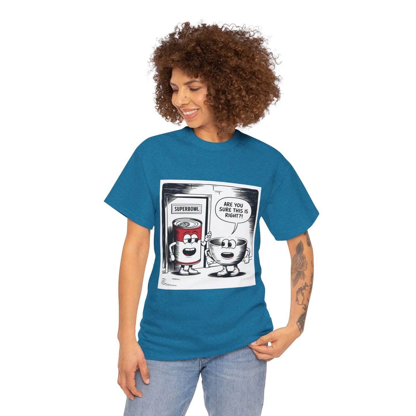 Comic Unisex Tee - Superbowl Design