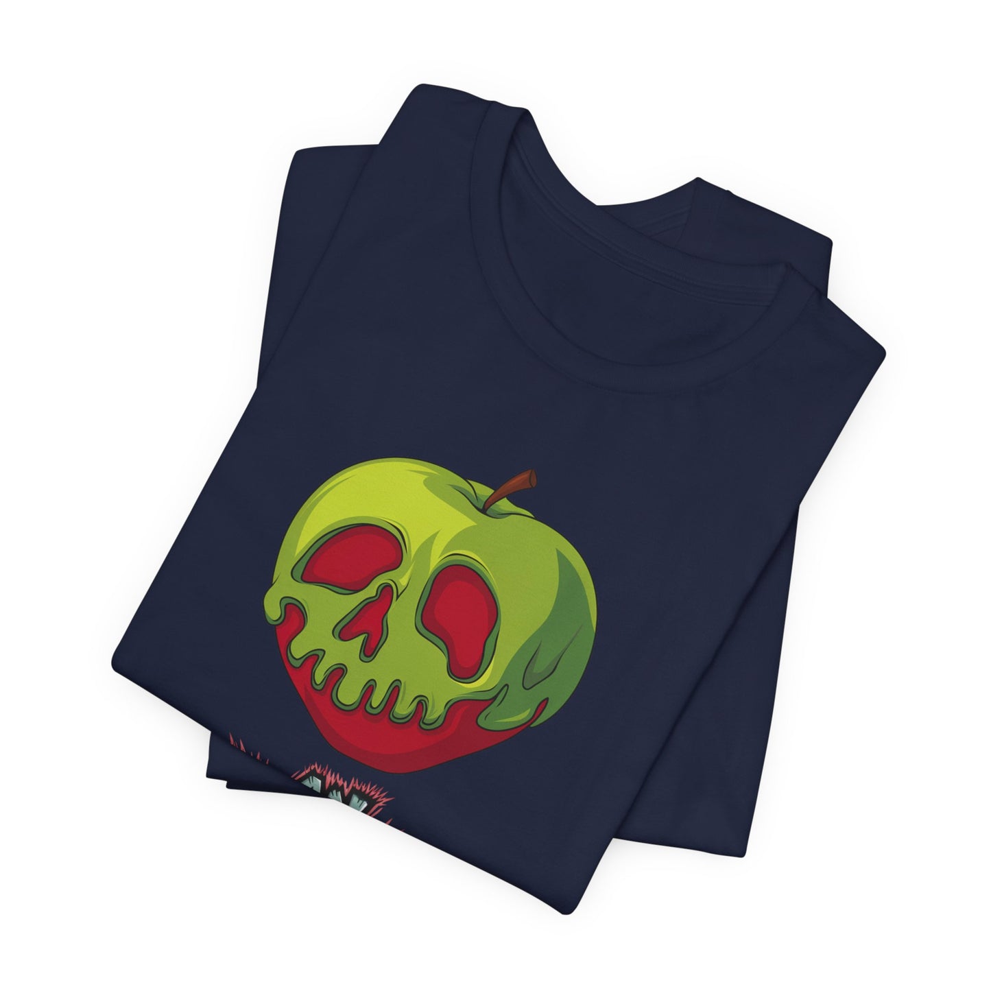 Funny Apple Skull Shirt – An Apple A Day You Say? – Grunge Fruit Tee – Y2K Nostalgia T‑Shirt – Gift for Fruit Lovers