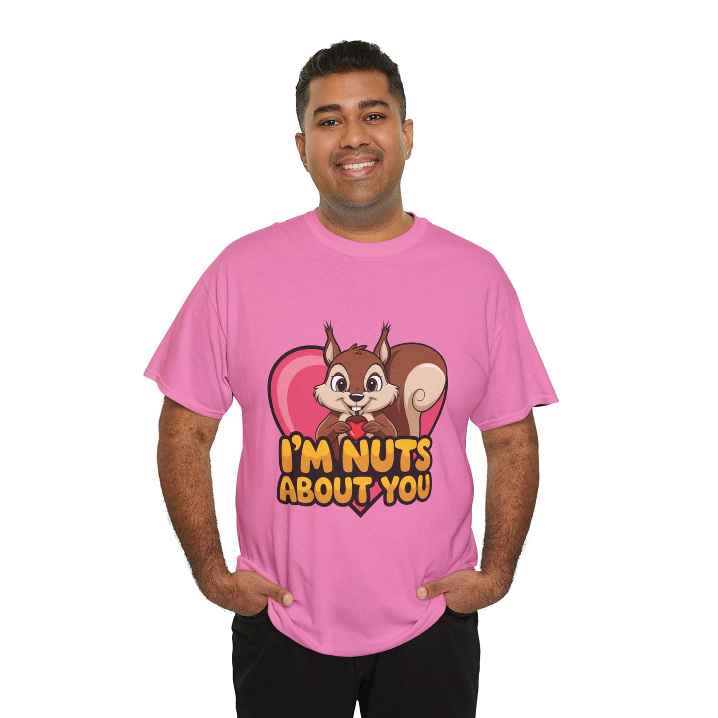 I’m Nuts About You Shirt, Funny Valentine Shirt, Squirrel Love T Shirt, Cute Animal Pun Tee, Valentine Gift For Him Her