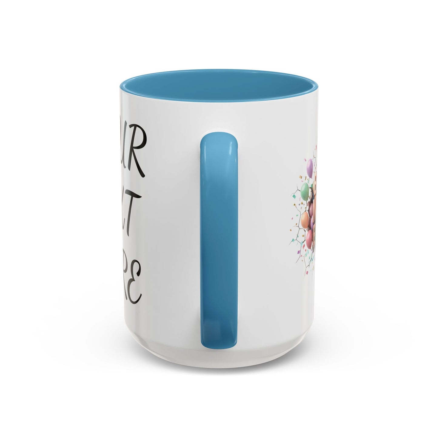 Personalized Mom Mug, Best Mom Ever Gift, Custom Name Coffee Cup, 3D Balloon Design, Mothers Day Gift, New Mom Gift 2025, Custom Mug