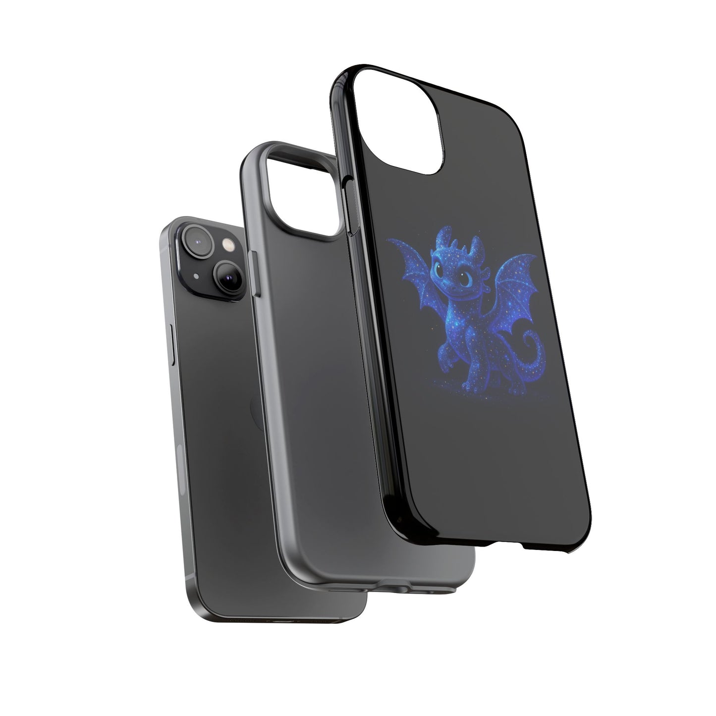 Galaxy Dragon iPhone Case - Cute Fantasy Star Phone Cover for iPhone Phones | Gift for Dragon Lover | Cosmic Creature Art