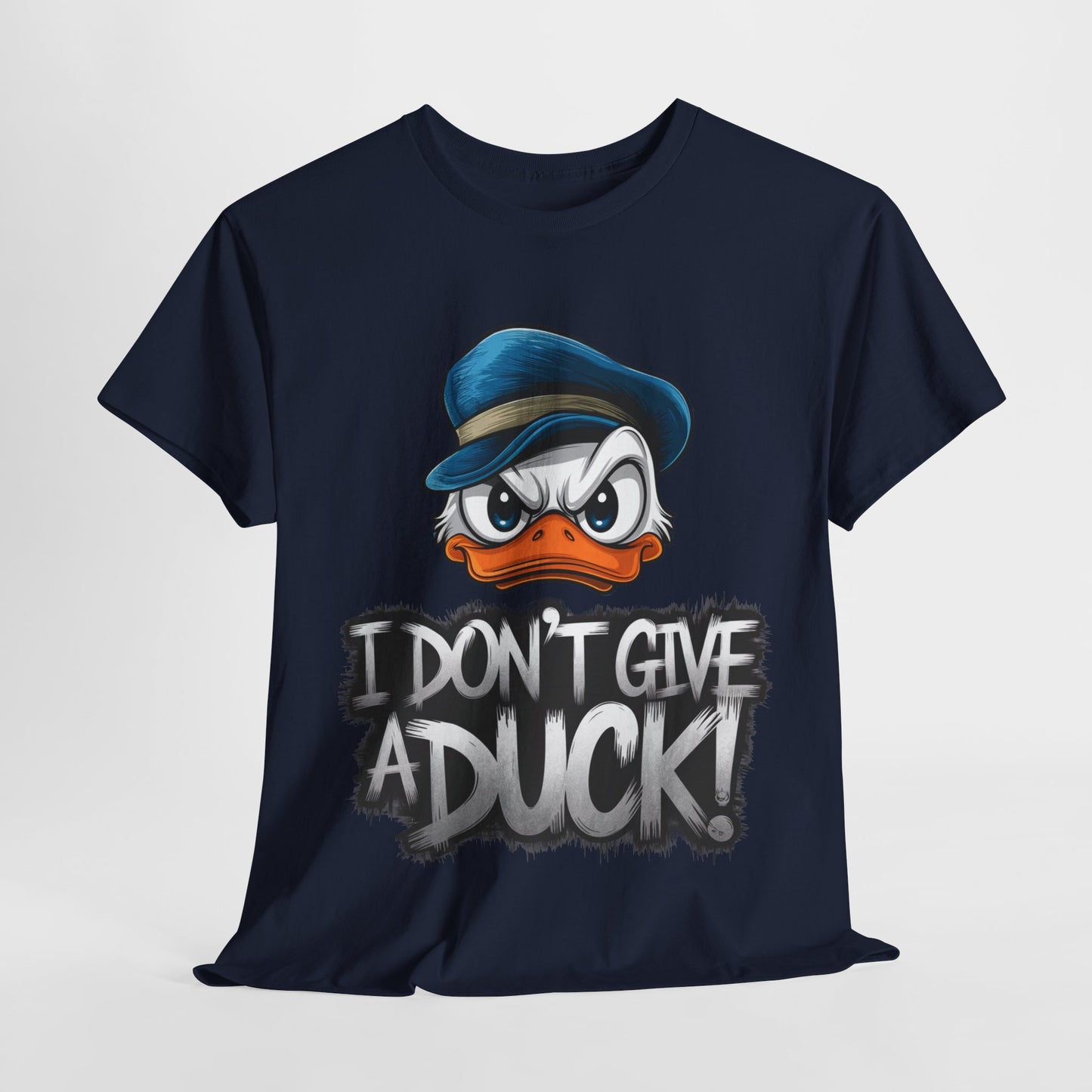 I Don’t Give a Duck Shirt – Funny Grumpy Duck Tee – Sarcastic Animal Graphic Shirt – Unisex Gift for Duck Lovers & Meme Fans