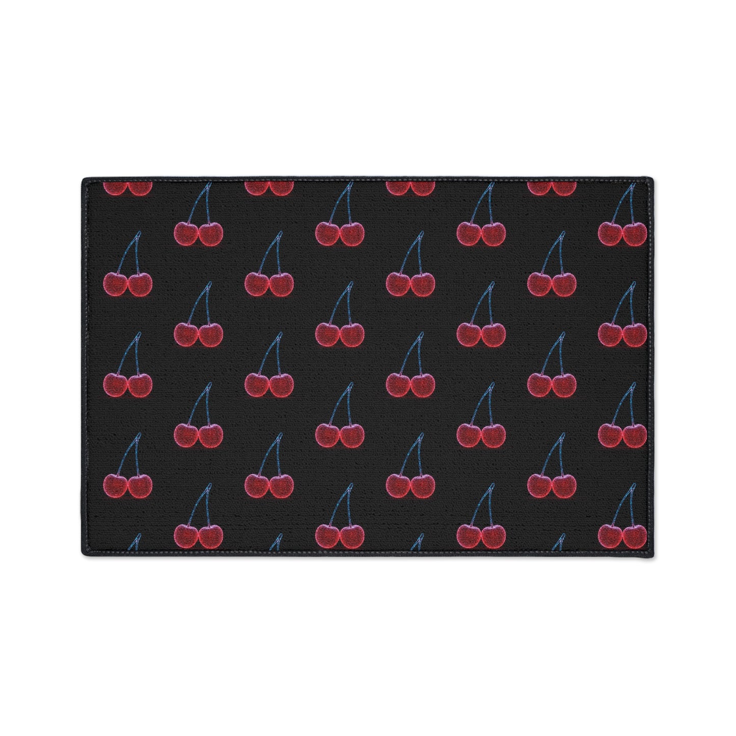Floor Mat - Sparkling Cherries Design Cherry Decor Cherry Welcome Mat Cherry Door Mat
