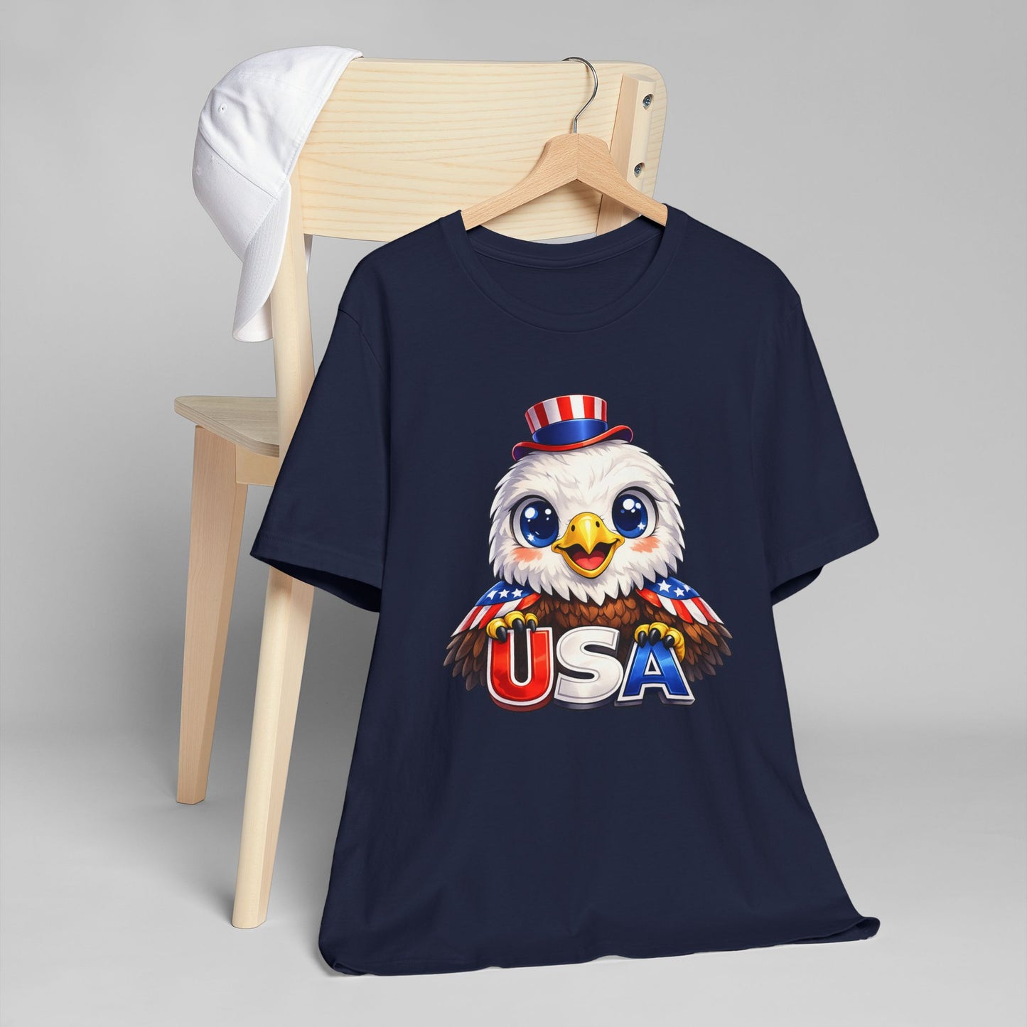 Cute USA Eagle Shirt, Patriotic Eagle T Shirt, Fourth Of July Shirt, American Flag Eagle Tee, Freedom Graphic Shirt, USA Pride Top