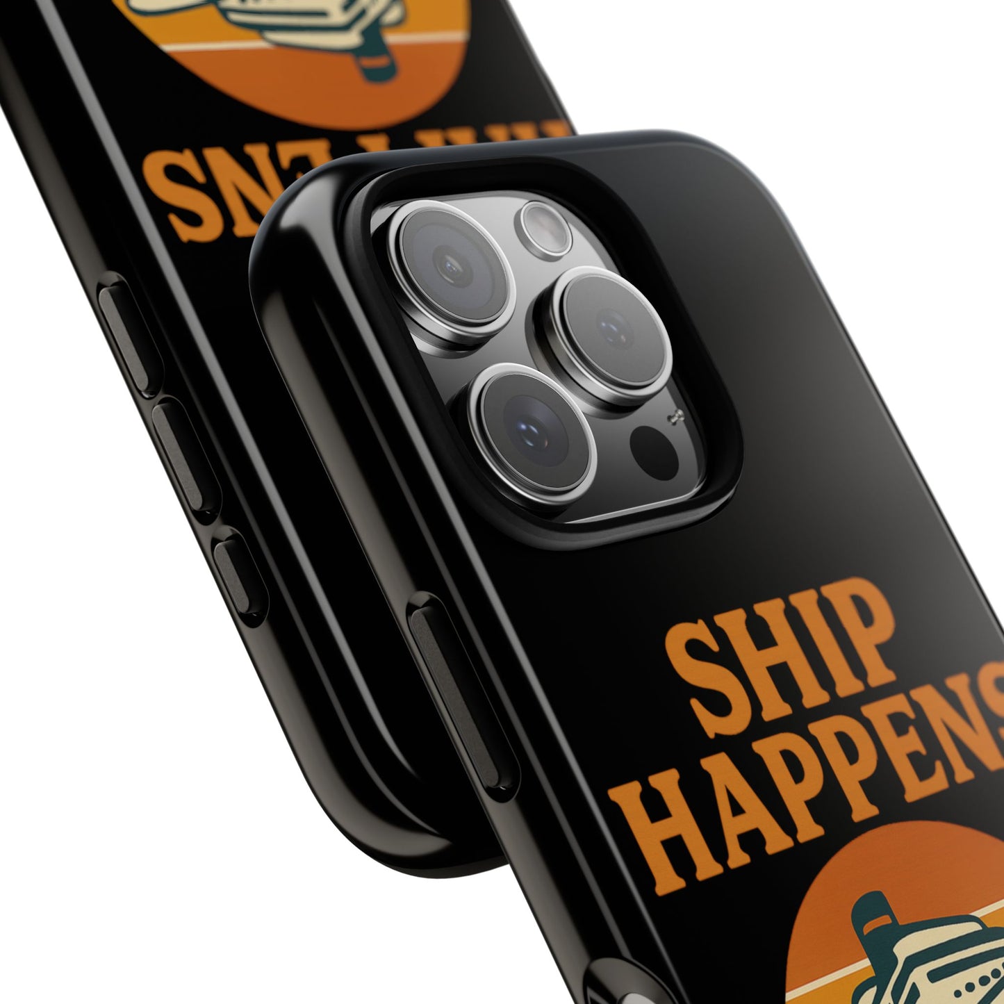 iPhone Case Ship Happens Sunset Cruise Case Gift for Travel Lovers Nautical Phone Case Cruise Accessory