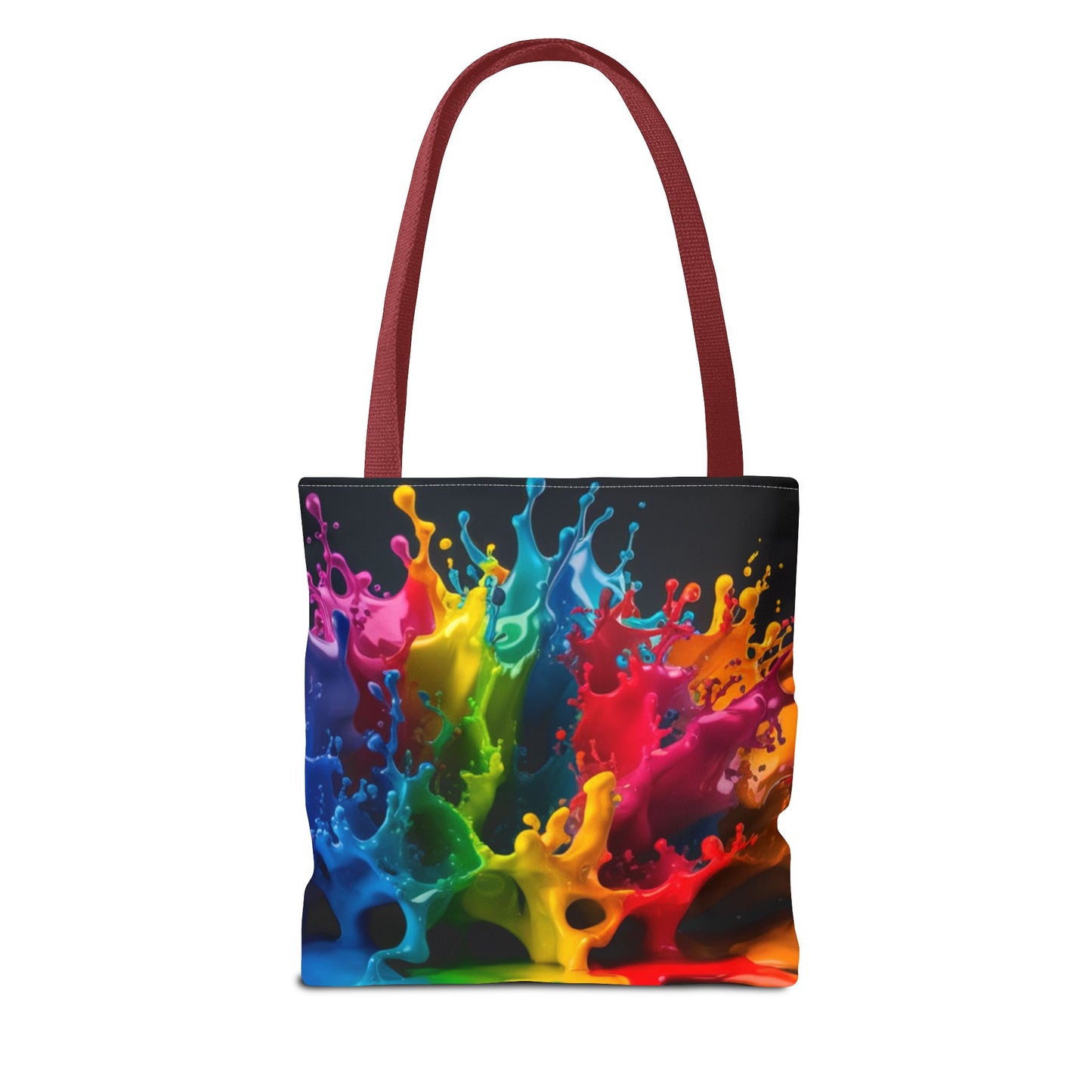 Colorful Splash Tote Bag - Vibrant Art for Every Occasion