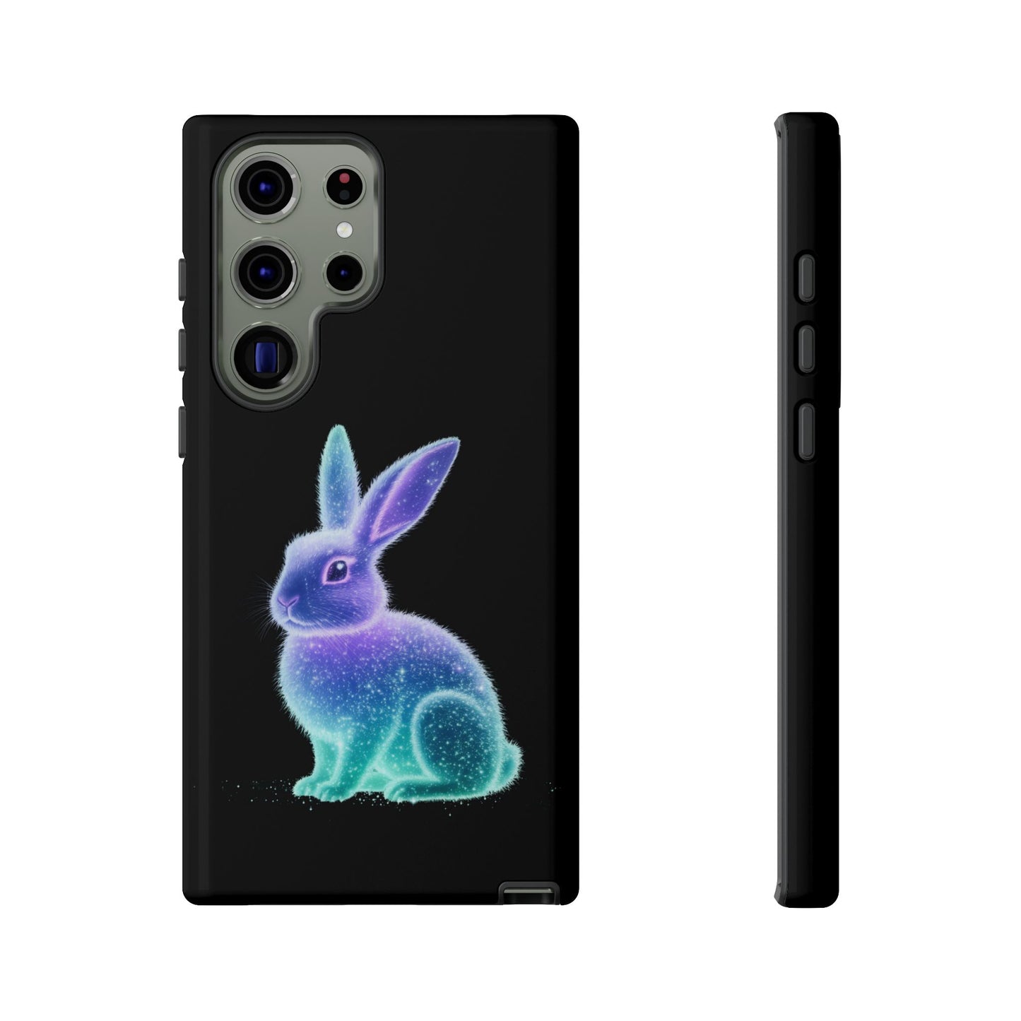 Samsung Case Bioluminescent Easter Bunny Design Easter Phone Case Easter Bunny Samsung Case Easter Accessory