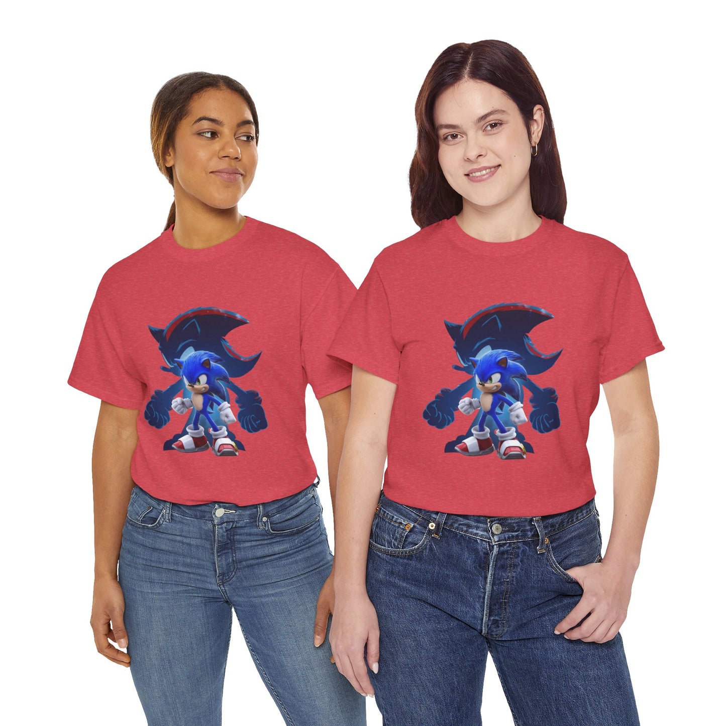 Blue Speed Hero Graphic Tee | Retro Gaming Legend T-Shirt | Fan Inspired Gamer Apparel | Cool Vintage Style Unisex Shirt for Adults & Teens