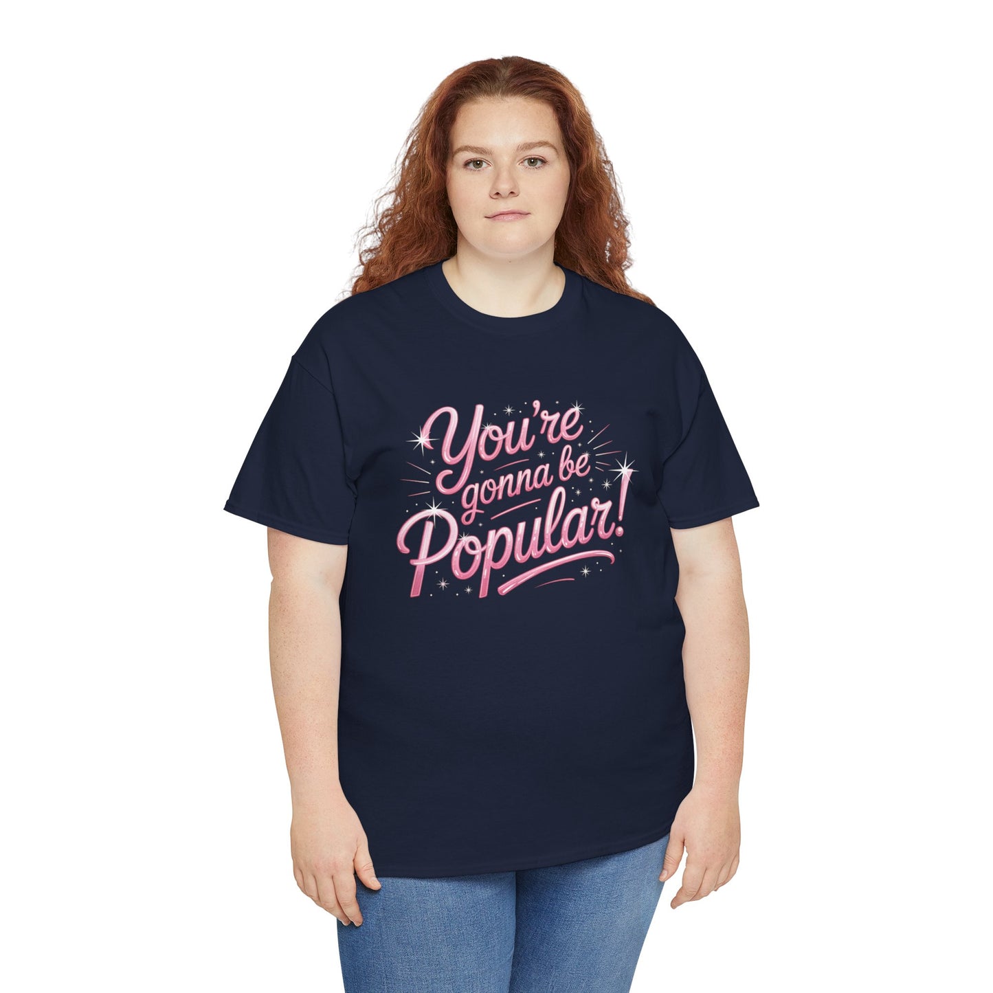 You’re Gonna Be Popular Wicked Musical Tee – Broadway Quote Shirt – Funny Retro Typography T-Shirt for Theatre Fans & Musical Lovers