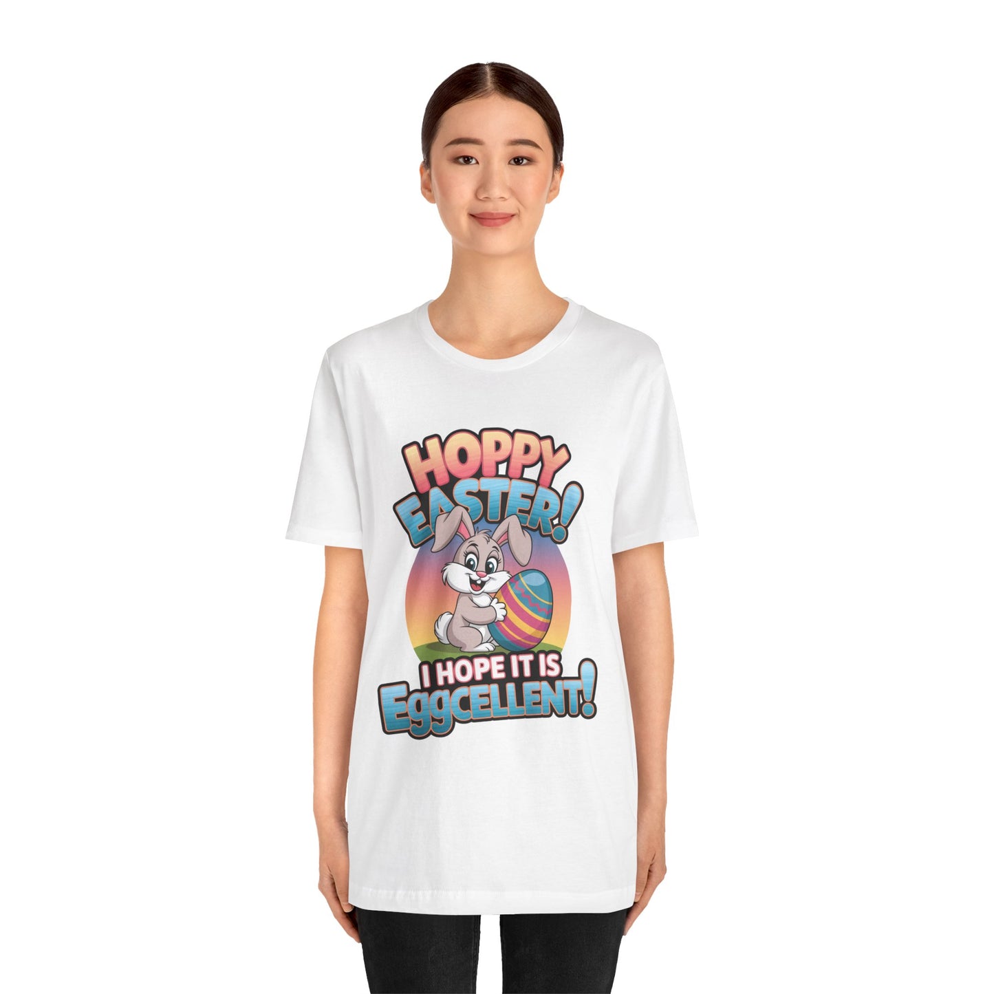 Happy Easter Unisex Tee Easter Shirt Easter Bunny T Shirt Easter Apparel Easter Bunny Outfit