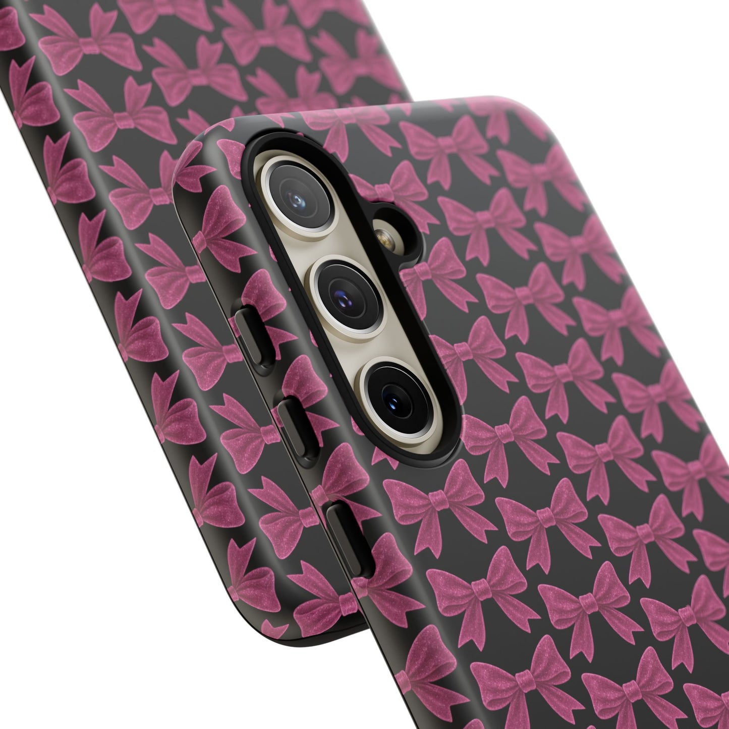 Pink Bow Samsung Case Coquette Aesthetic Phone Cover Cute Girly Phone Case Glossy Y2K Accessory Kawaii Samsung Case Gift