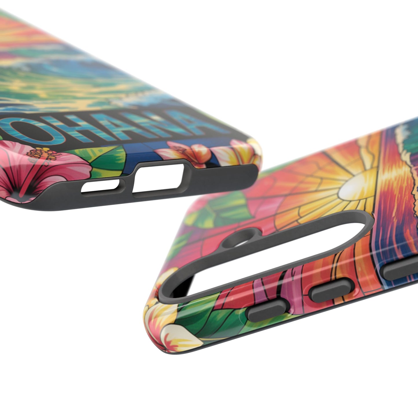 Samsung Galaxy Case Ohana Hawaiian Wave Phone Cover Sunset Tropical Beach Art Protective Case Gift for Samsung Lovers