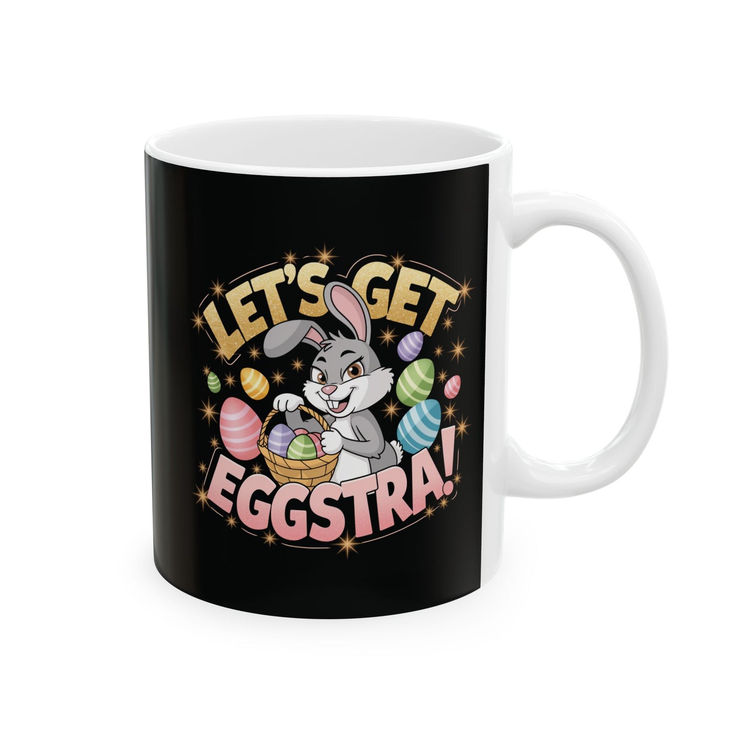 Let’s Get Eggstra Fun Ceramic Mug - Perfect for Easter Celebrations!