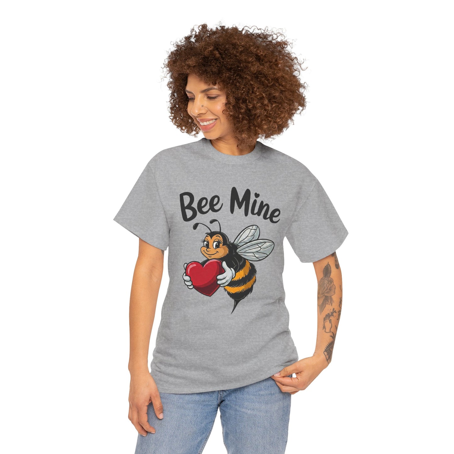 Bee Mine Shirt, Cute Valentine Shirt, Bee Love T Shirt, Funny Valentine Pun Tee, Heart Bee Graphic Shirt, Valentine Gift