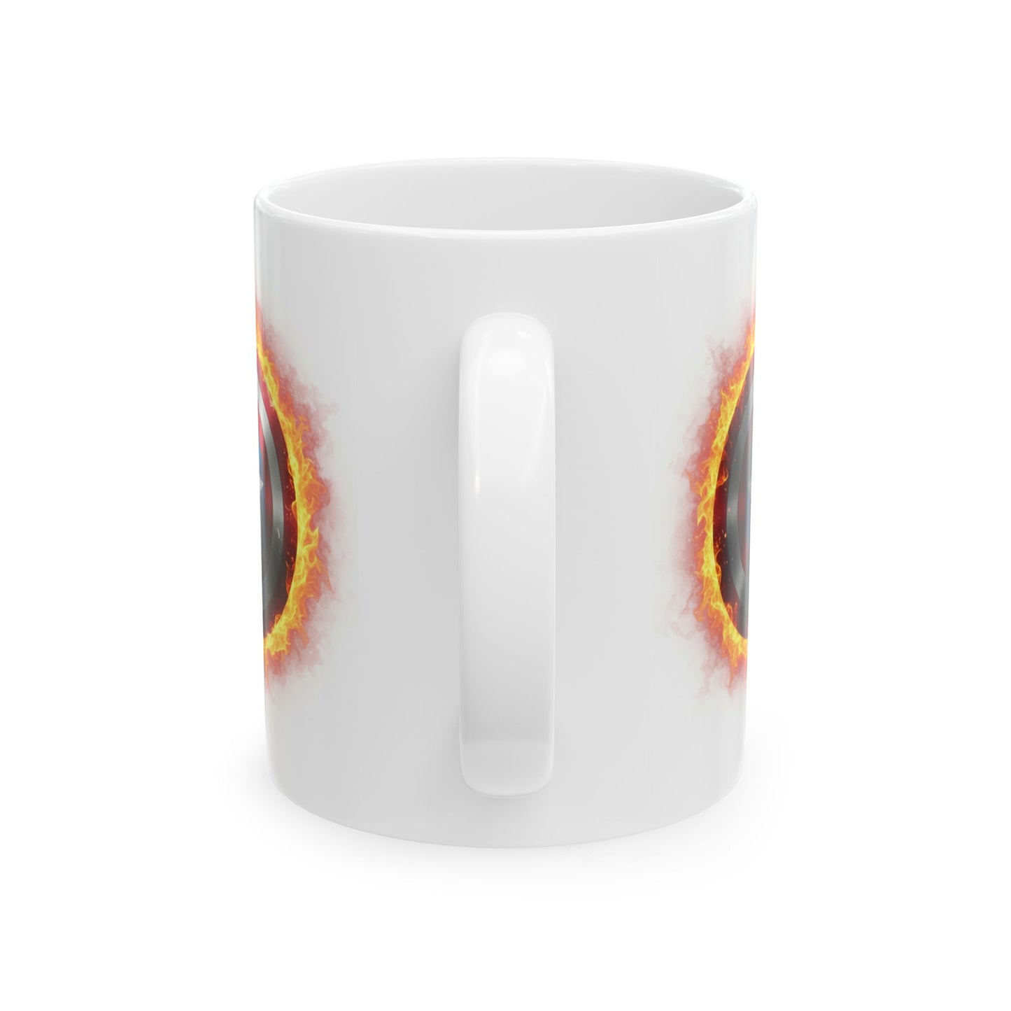 Captain America Shield Flame Mug