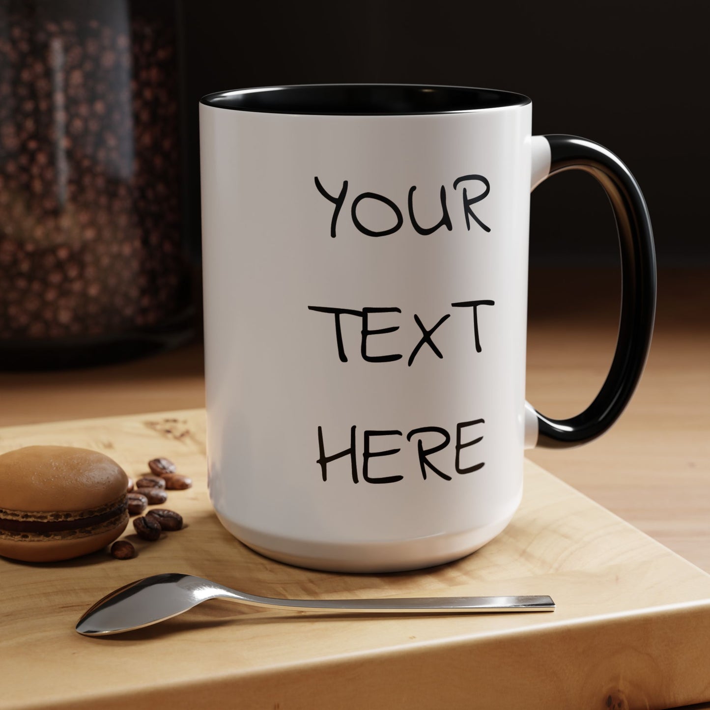 Personalized Teacher Mug, Best Teacher Ever Gift, Custom Educator Coffee Cup, 3D Gold Balloon Design, Teacher Appreciation Present