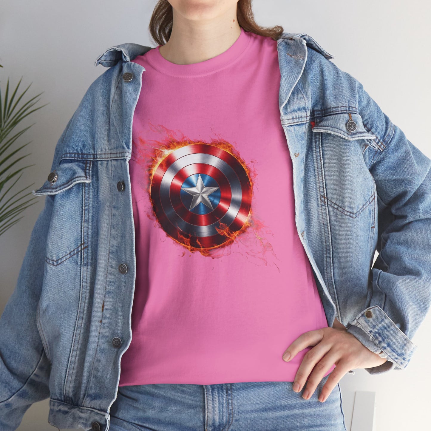 Captain America Flame Tee