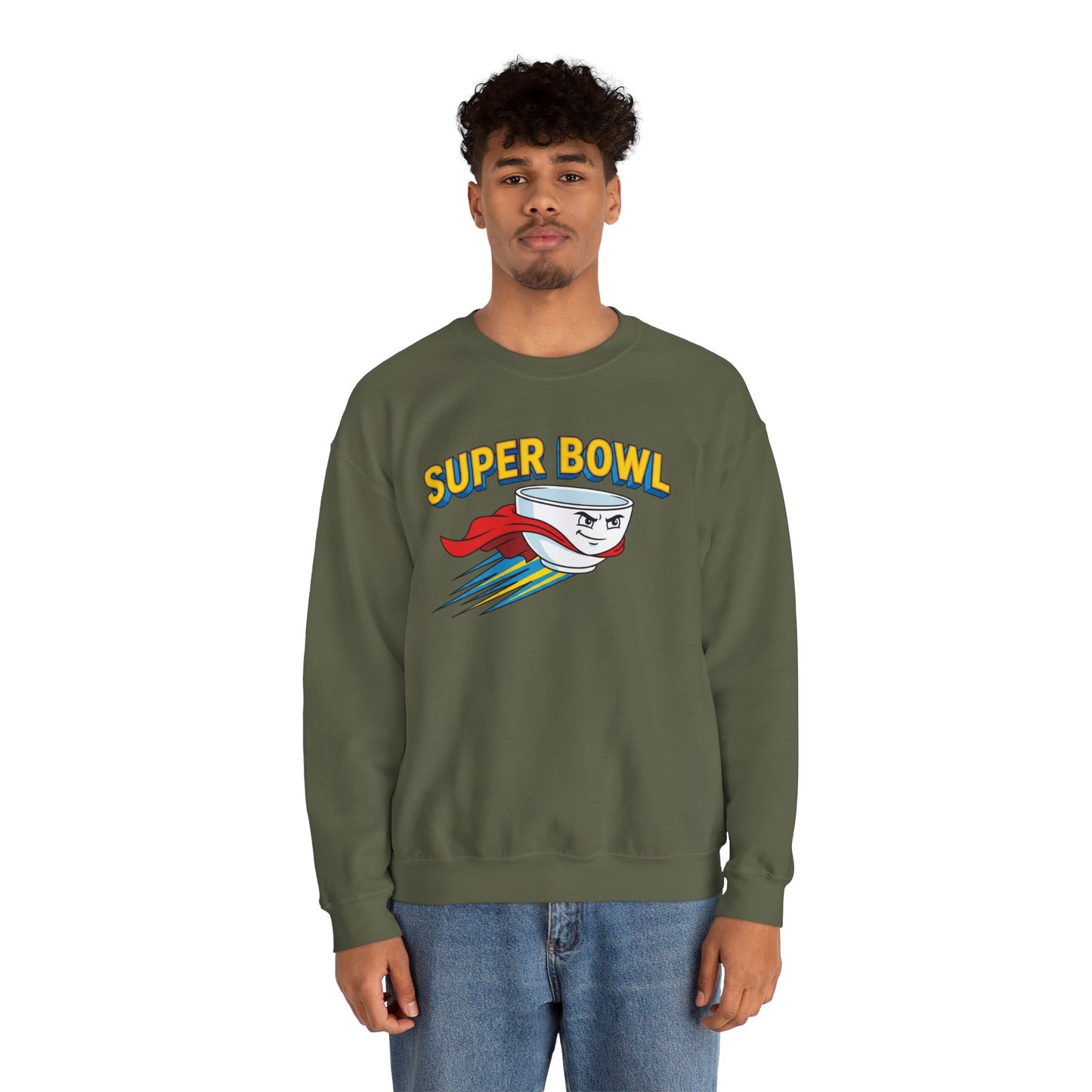 Super Bowl Sweatshirt, Funny Super Bowl Shirt, Football Party Sweatshirt, Game Day Crewneck, Bowl Pun Sweatshirt, Unisex Graphic Crew