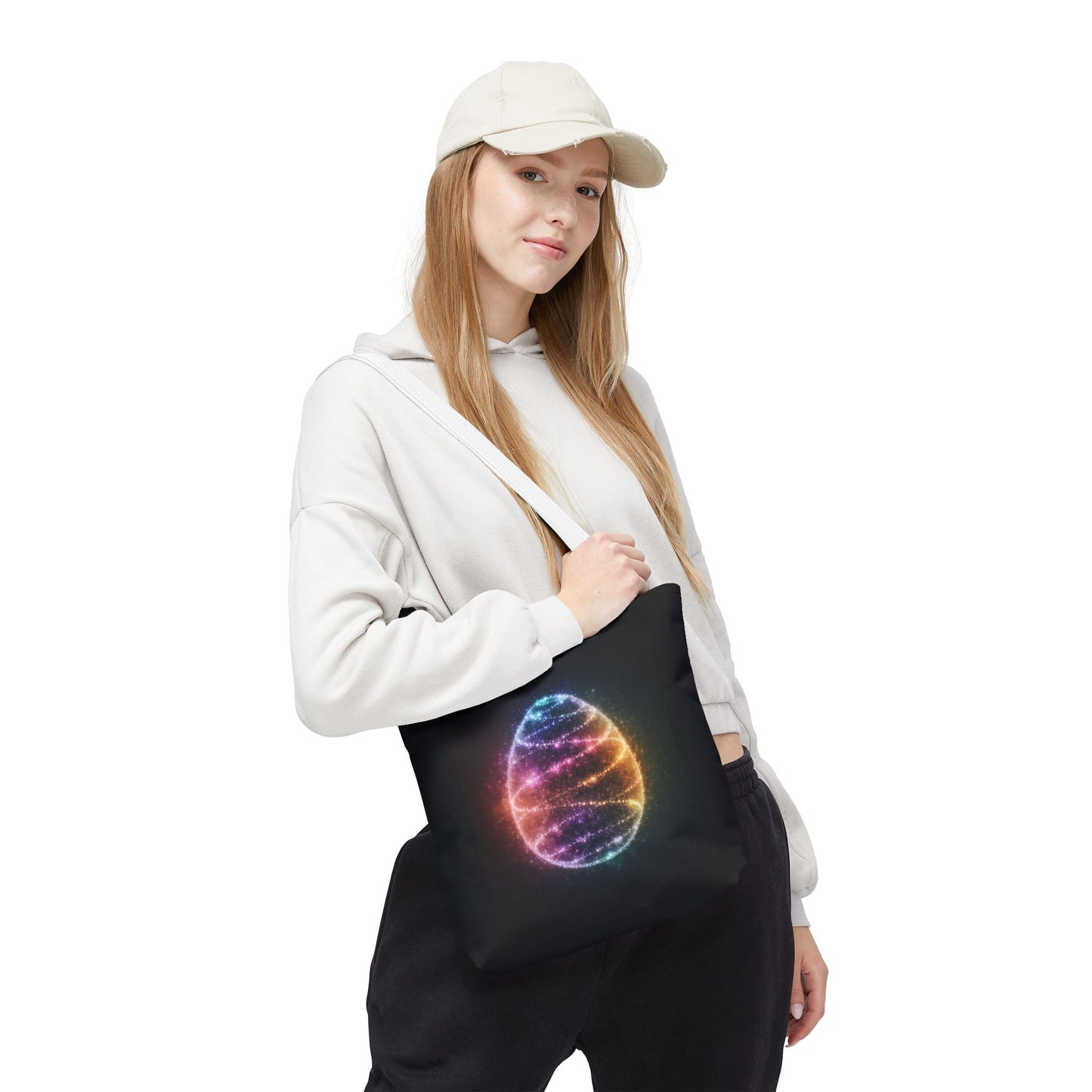 Bioluminescent Easter Egg Tote Bag